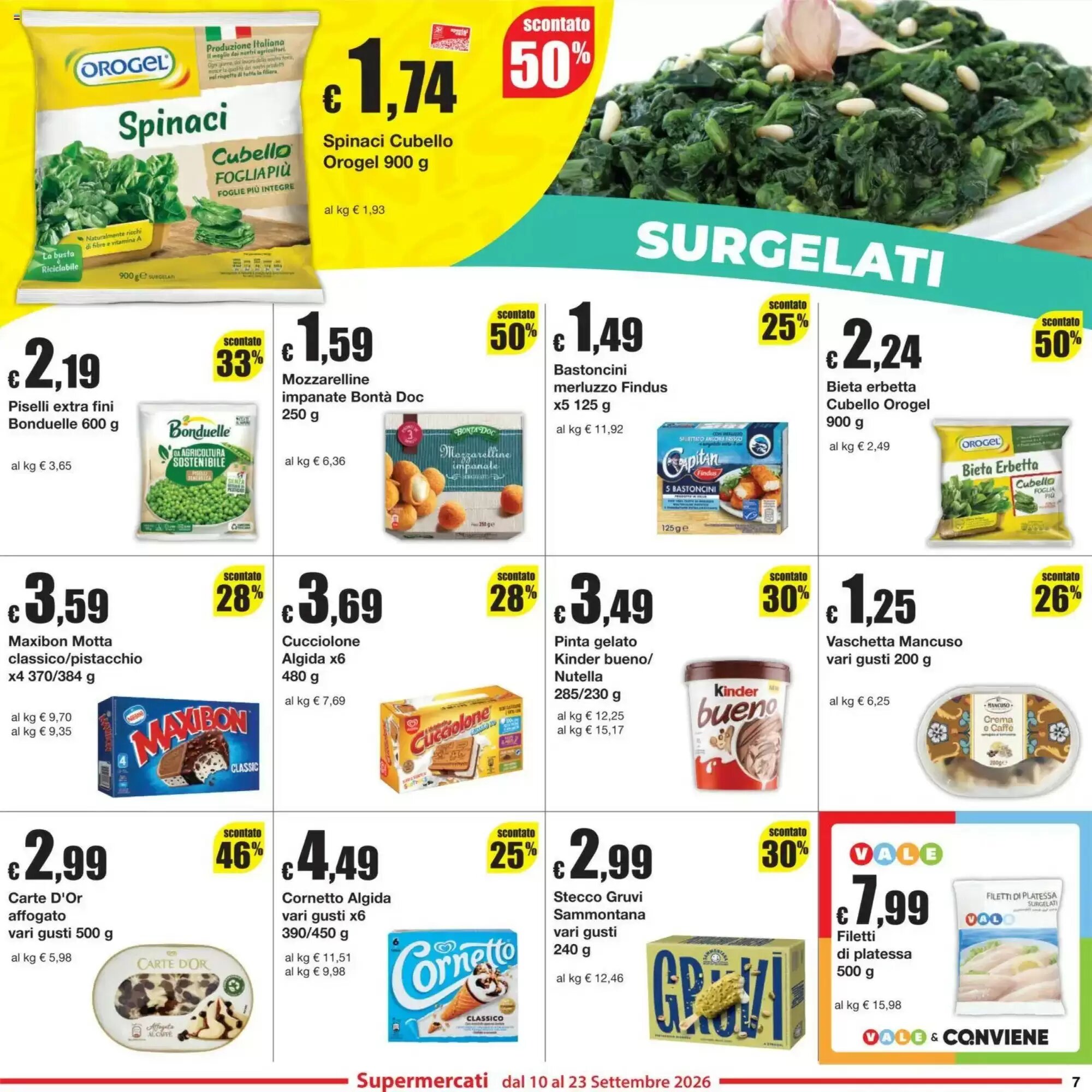 Volantino promozionale Sì con te  valide dal 10/09/2026 - Pagina 7.