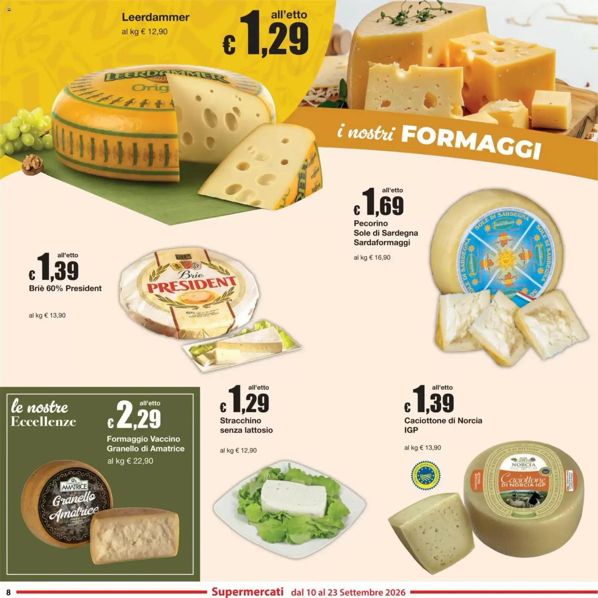 Volantino promozionale Sì con te  valide dal 10/09/2026 - Pagina 8.