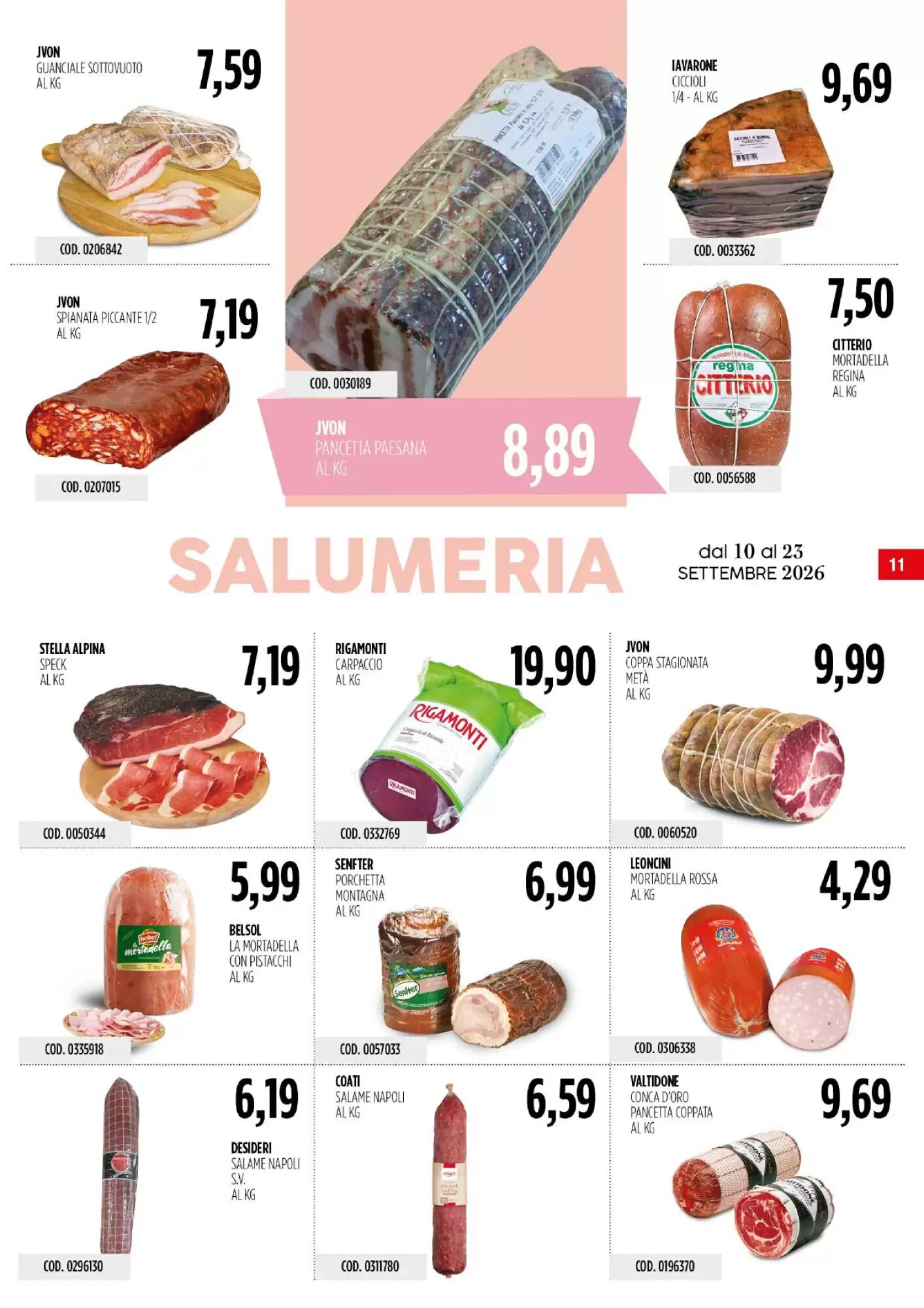 Volantino promozionale Carico Cash & Carry  valide dal 10/09/2026 - Pagina 11.