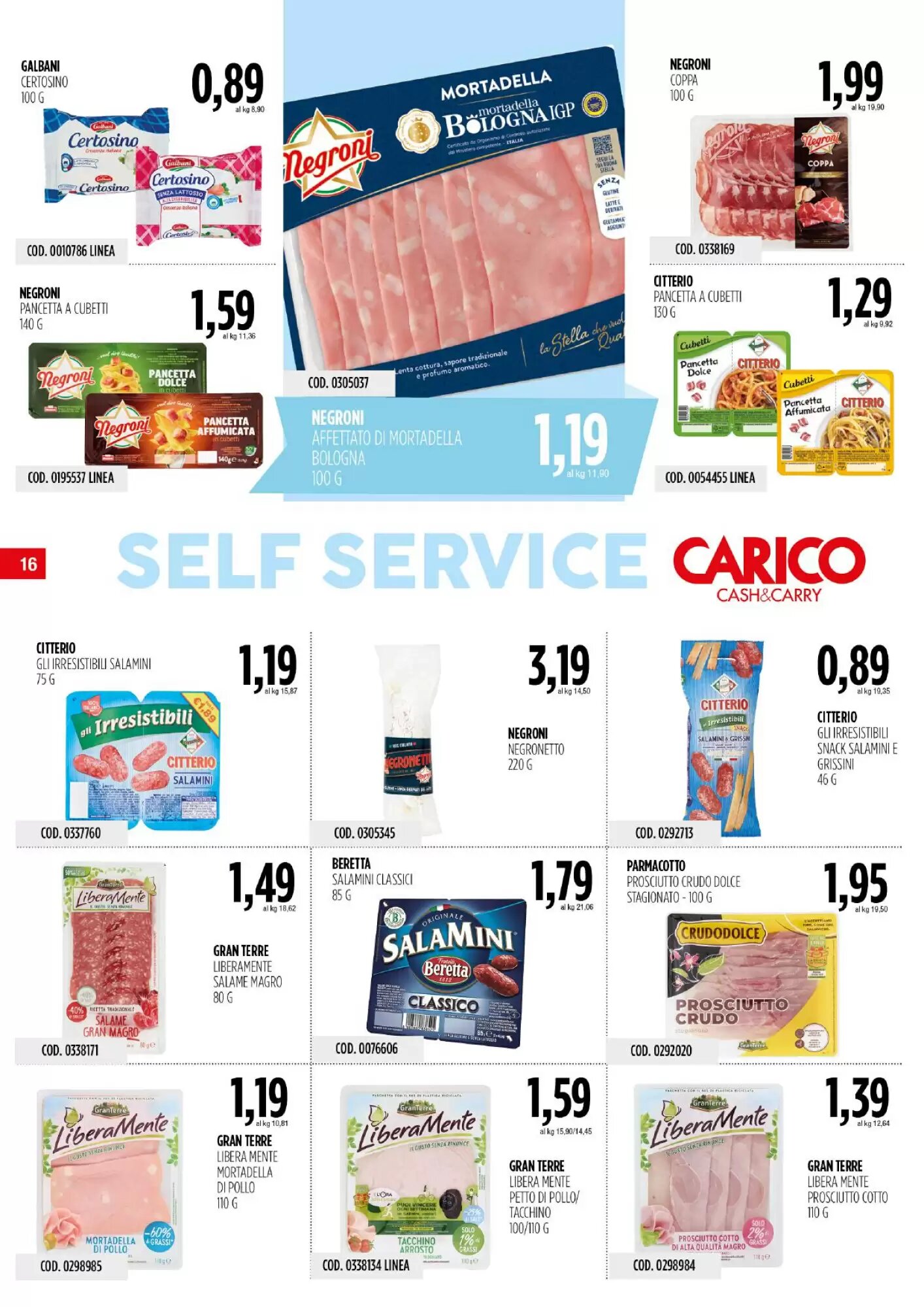 Volantino promozionale Carico Cash & Carry  valide dal 10/09/2026 - Pagina 16.