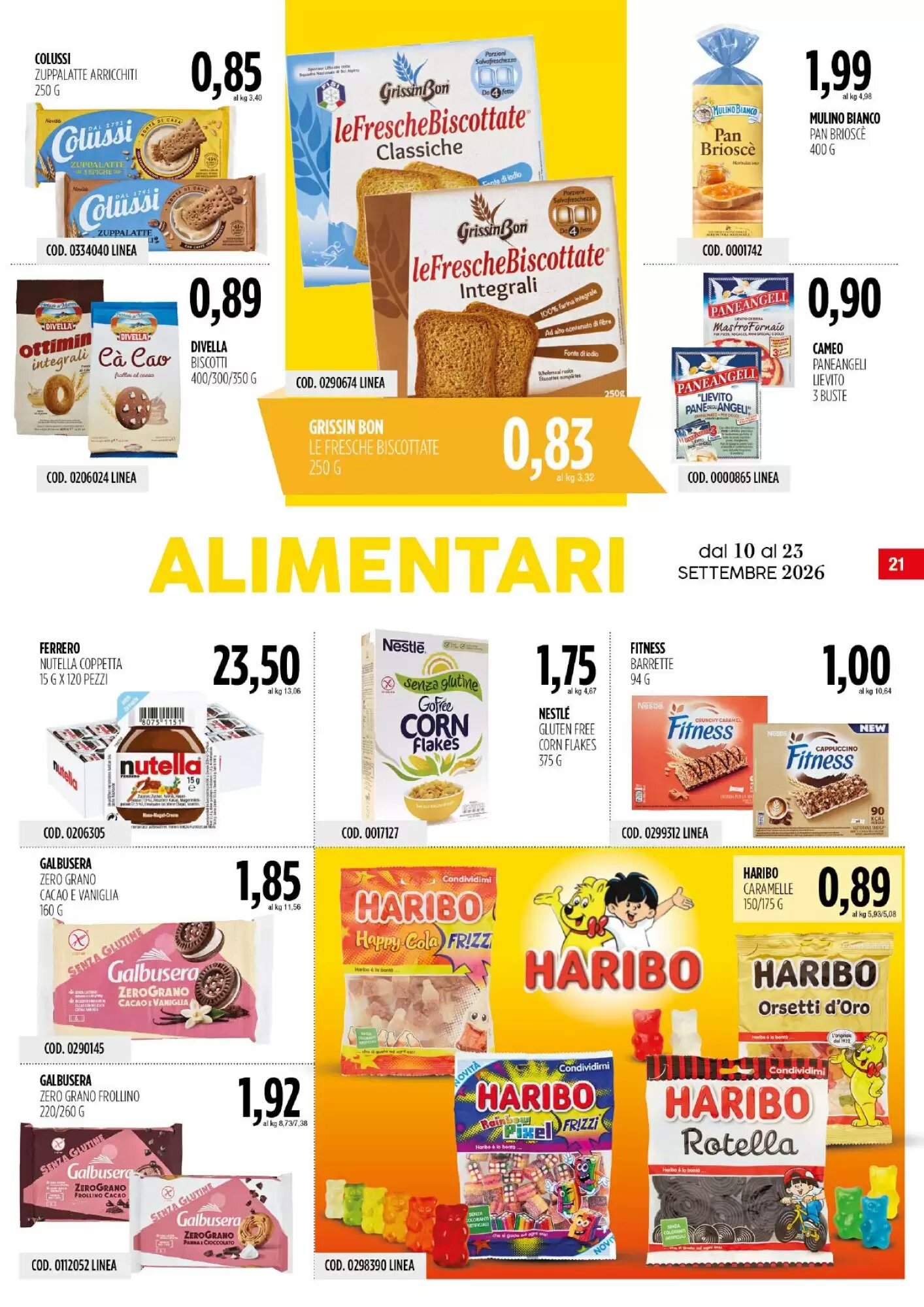 Volantino promozionale Carico Cash & Carry  valide dal 10/09/2026 - Pagina 21.