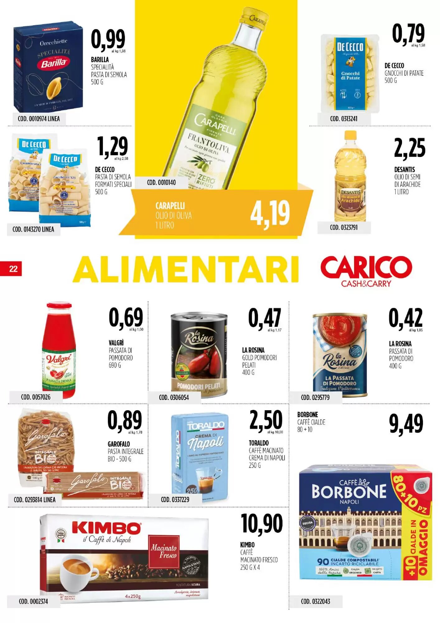 Volantino promozionale Carico Cash & Carry  valide dal 10/09/2026 - Pagina 22.