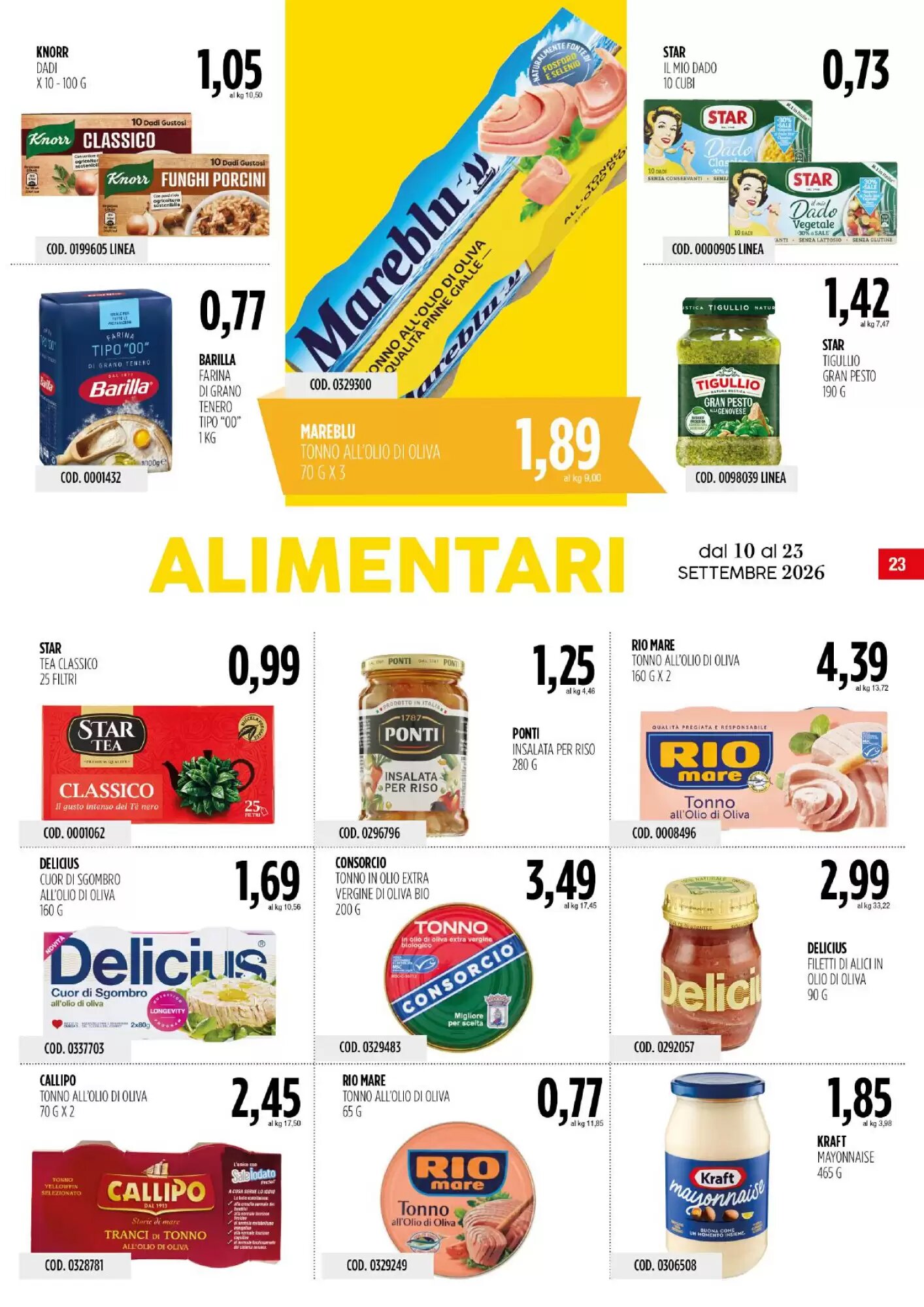 Volantino promozionale Carico Cash & Carry  valide dal 10/09/2026 - Pagina 23.