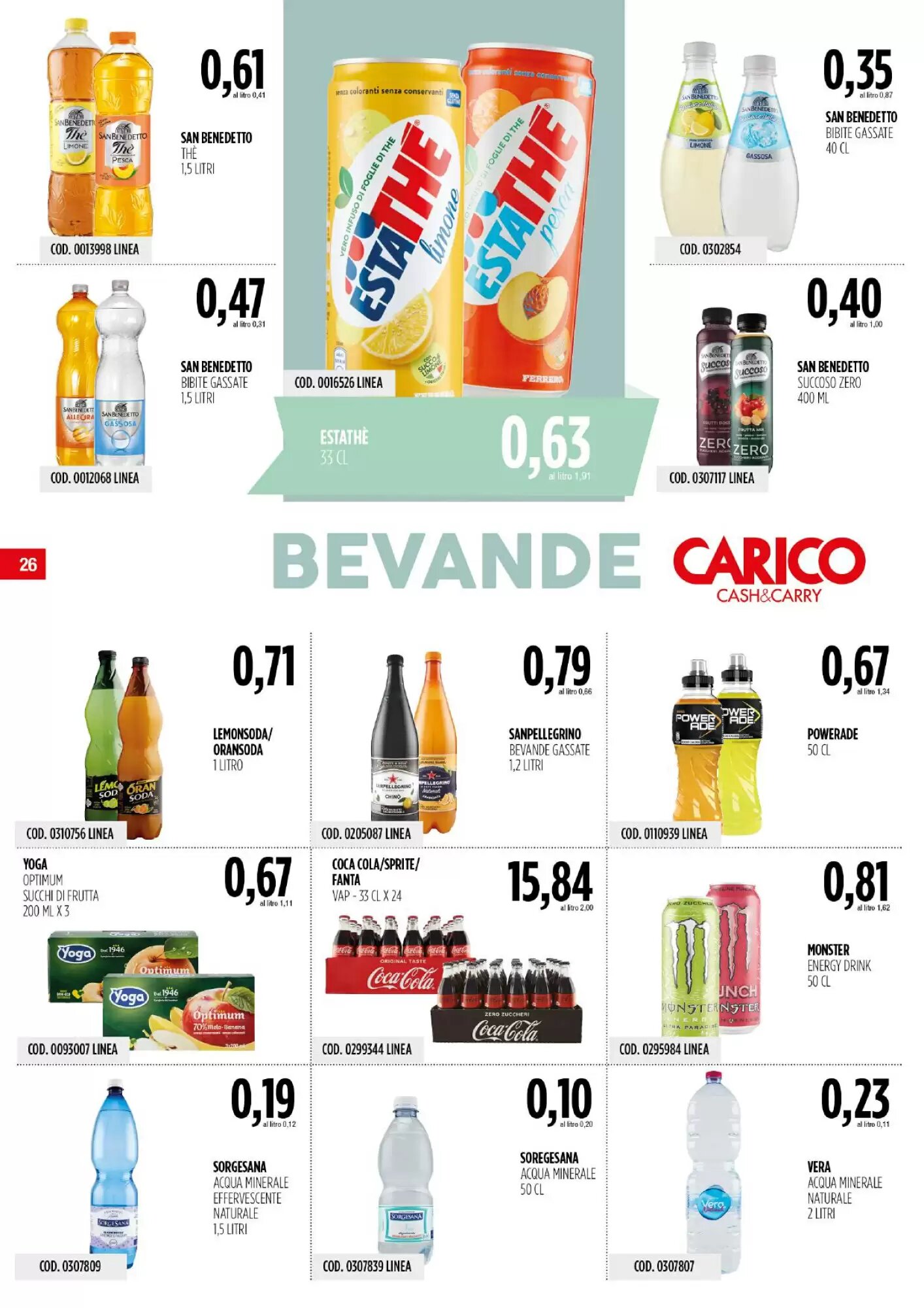 Volantino promozionale Carico Cash & Carry  valide dal 10/09/2026 - Pagina 26.