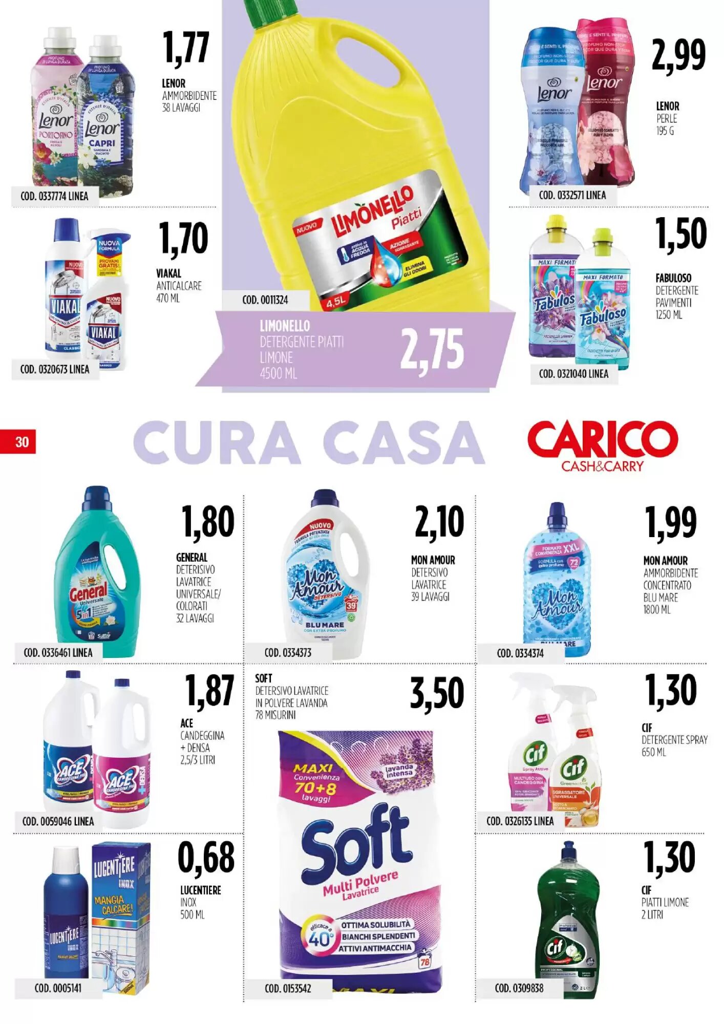 Volantino promozionale Carico Cash & Carry  valide dal 10/09/2026 - Pagina 30.