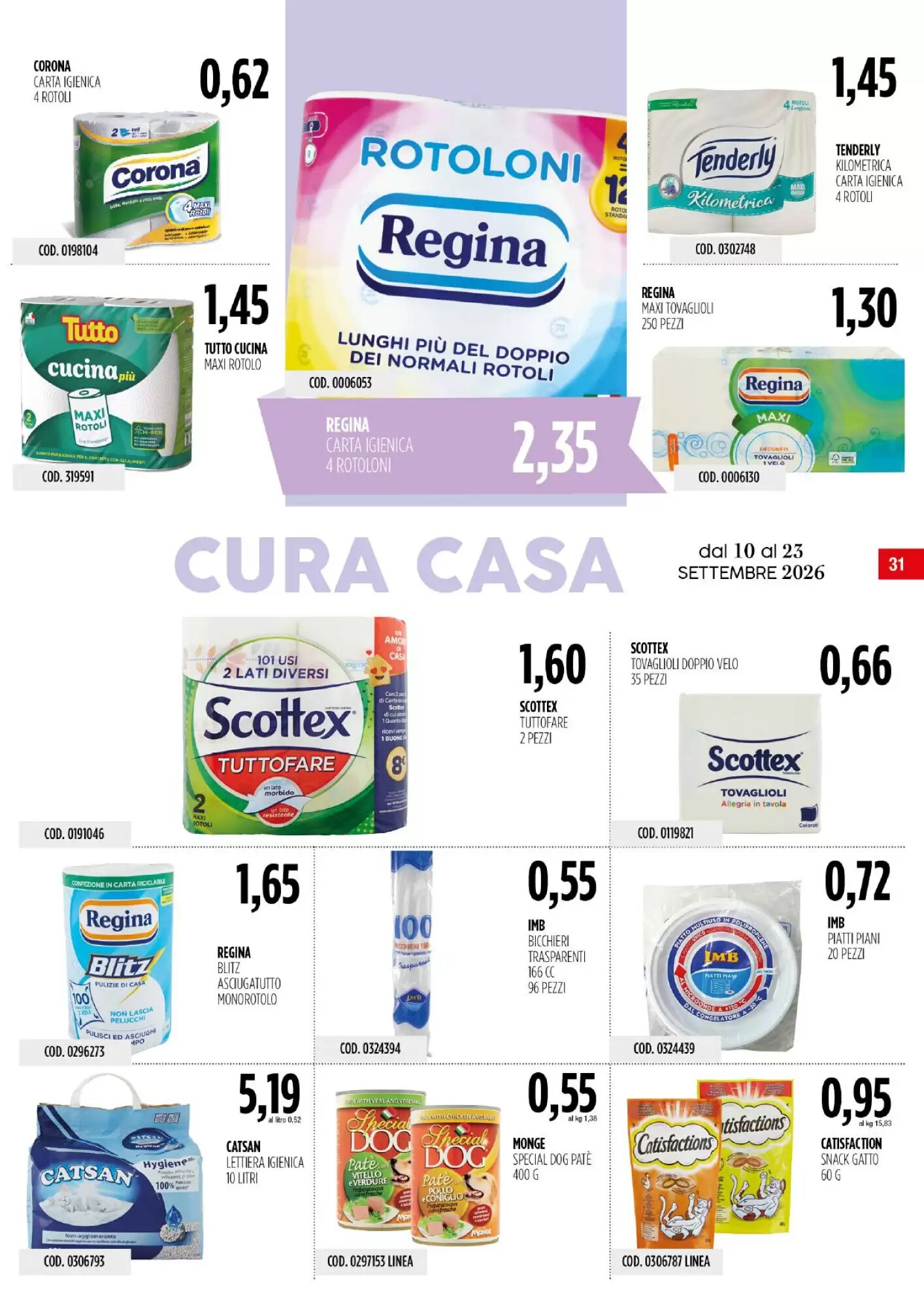 Volantino promozionale Carico Cash & Carry  valide dal 10/09/2026 - Pagina 31.
