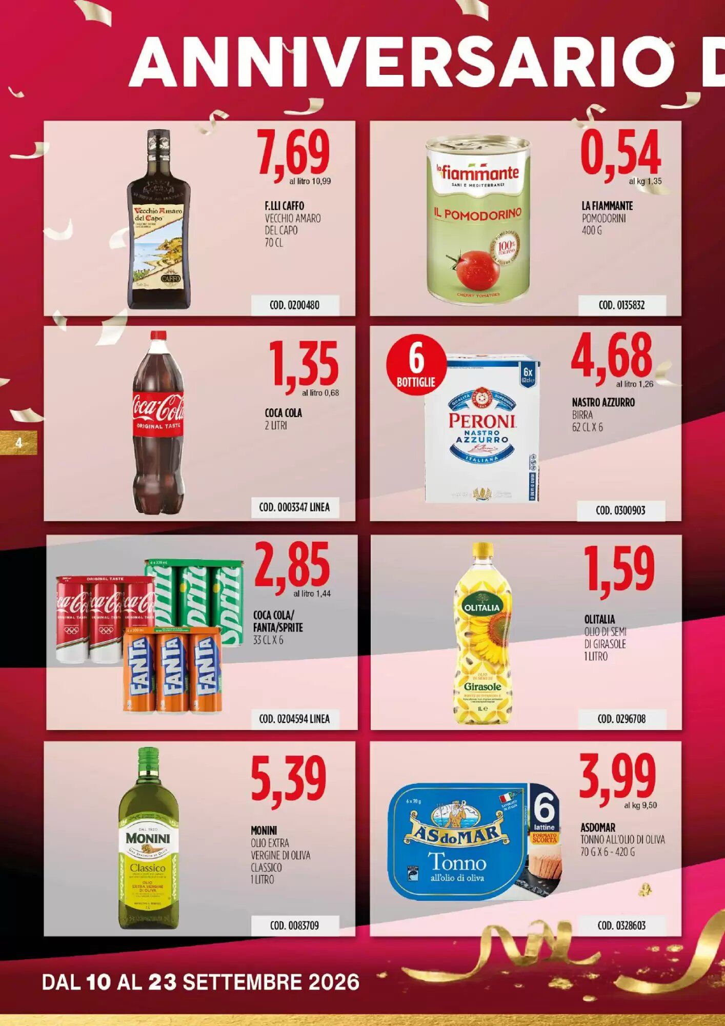 Volantino promozionale Carico Cash & Carry  valide dal 10/09/2026 - Pagina 4.