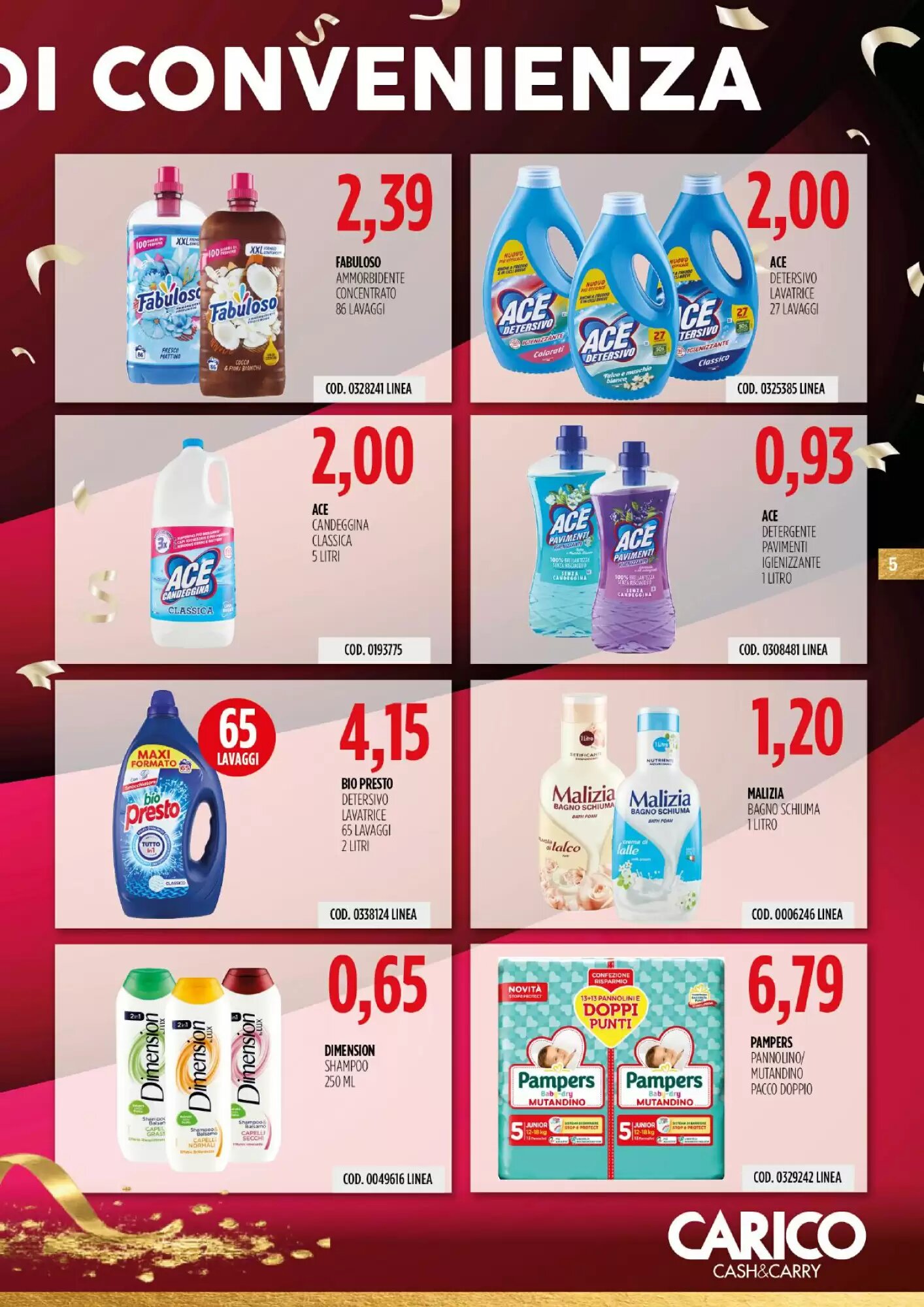 Volantino promozionale Carico Cash & Carry  valide dal 10/09/2026 - Pagina 5.