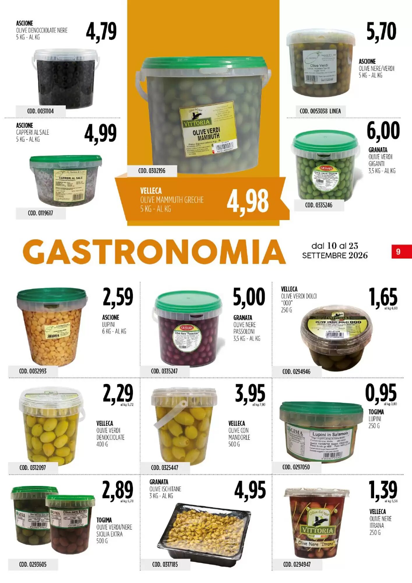 Volantino promozionale Carico Cash & Carry  valide dal 10/09/2026 - Pagina 9.
