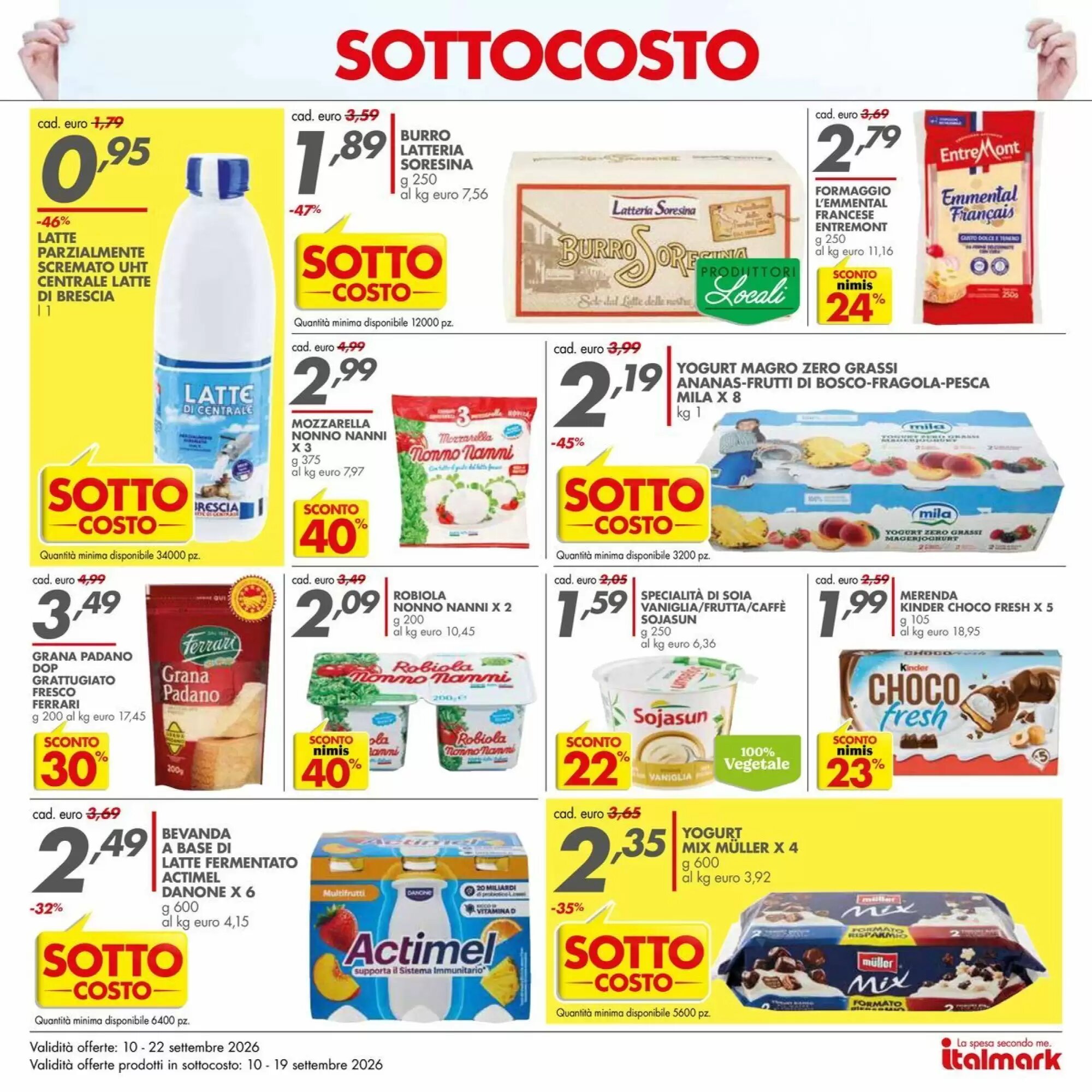Volantino promozionale Italmark  valide dal 10/09/2026 - Pagina 12.