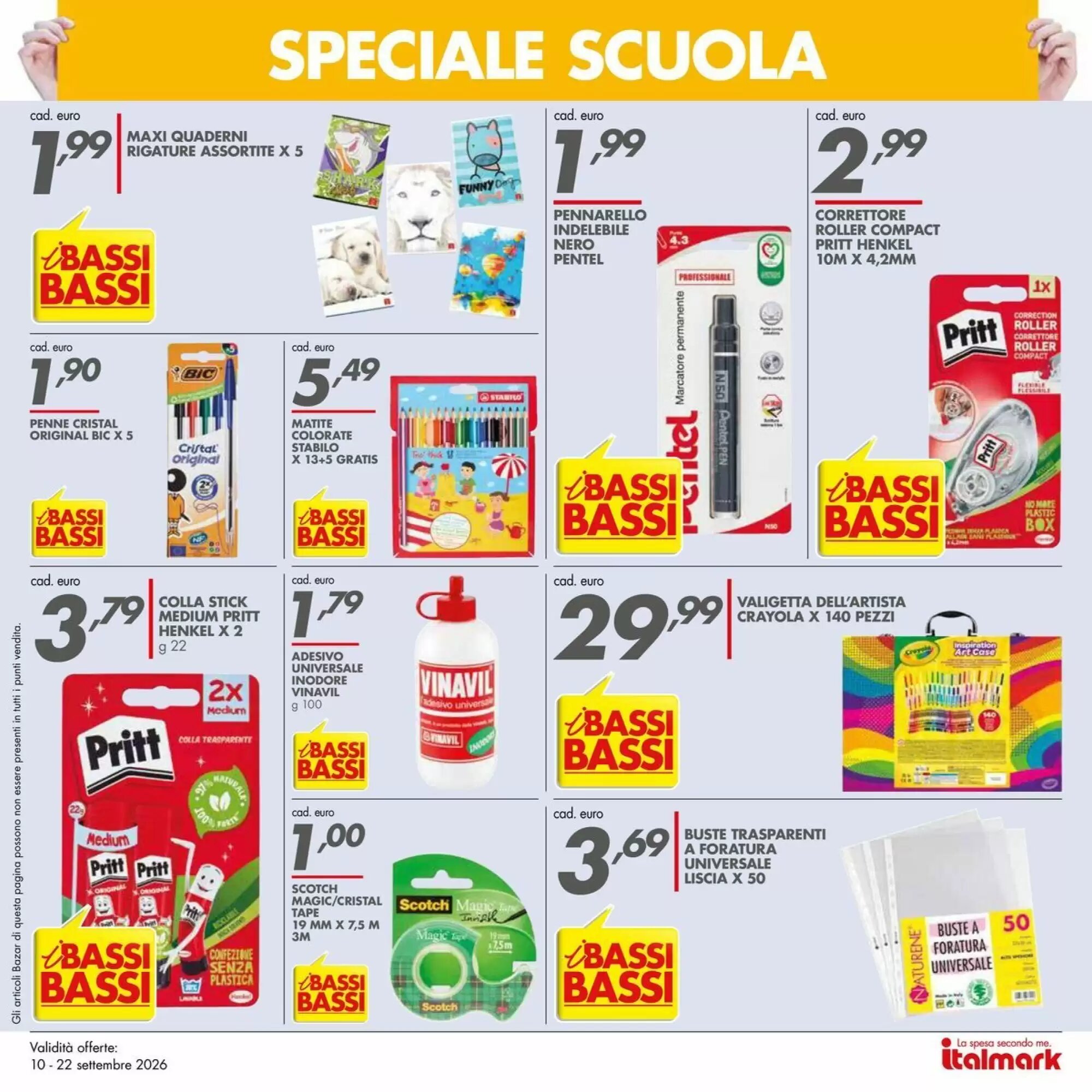 Volantino promozionale Italmark  valide dal 10/09/2026 - Pagina 20.