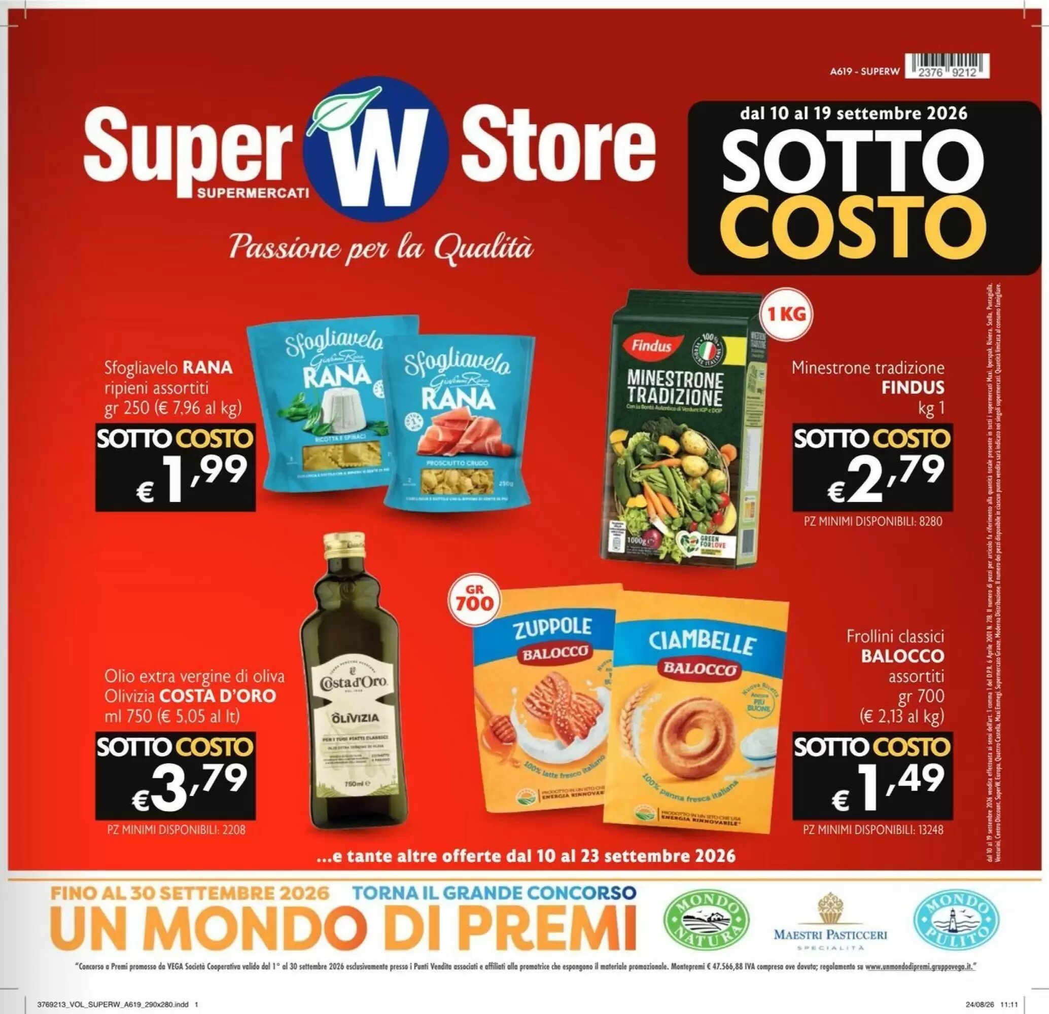 Volantino promozionale SuperW valide dal 10/09/2026 - Pagina 1.