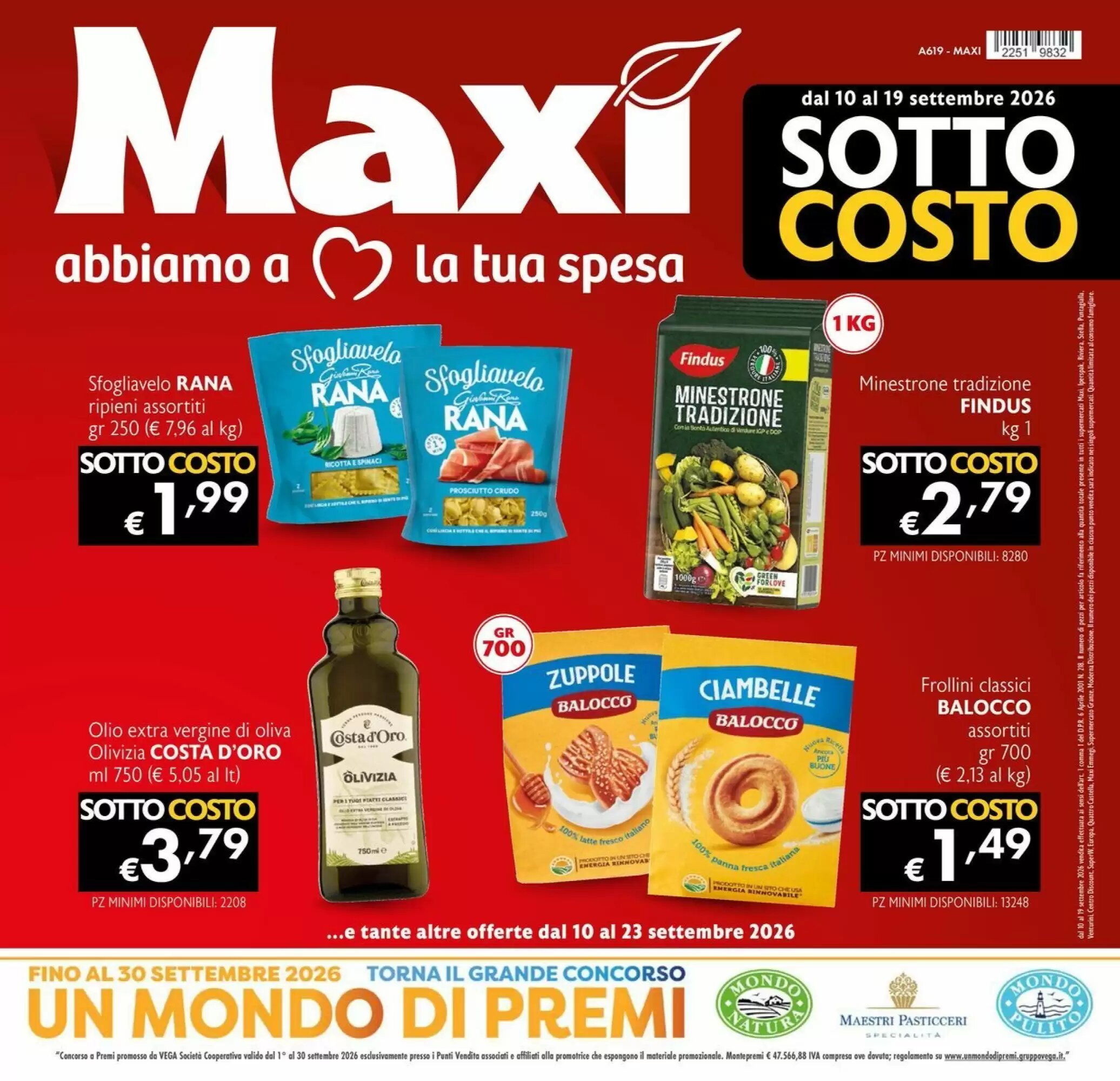 Volantino promozionale Maxi Supermercati valide dal 10/09/2026 - Pagina 1.