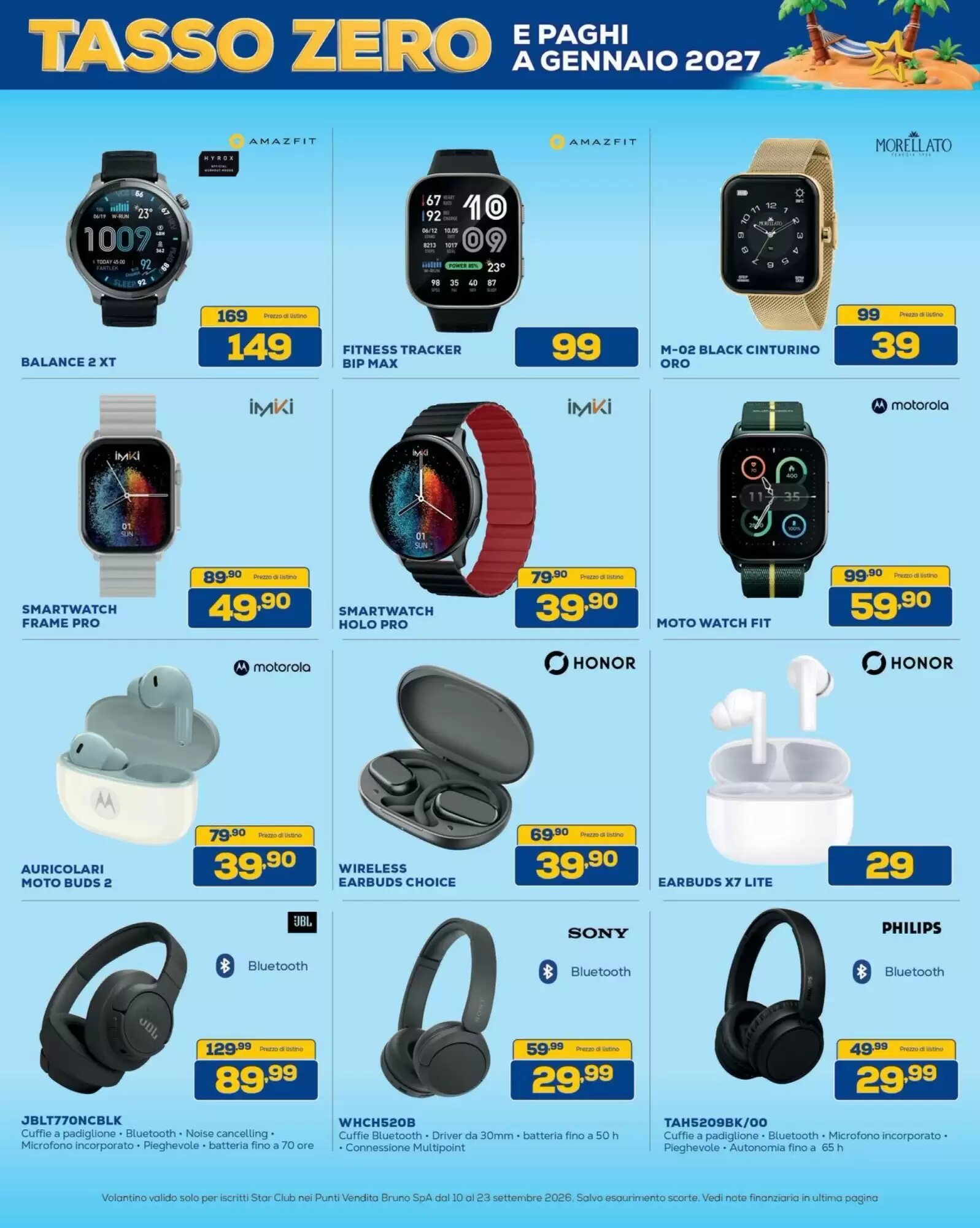 Volantino promozionale Euronics Bruno  valide dal 10/09/2026 - Pagina 12.