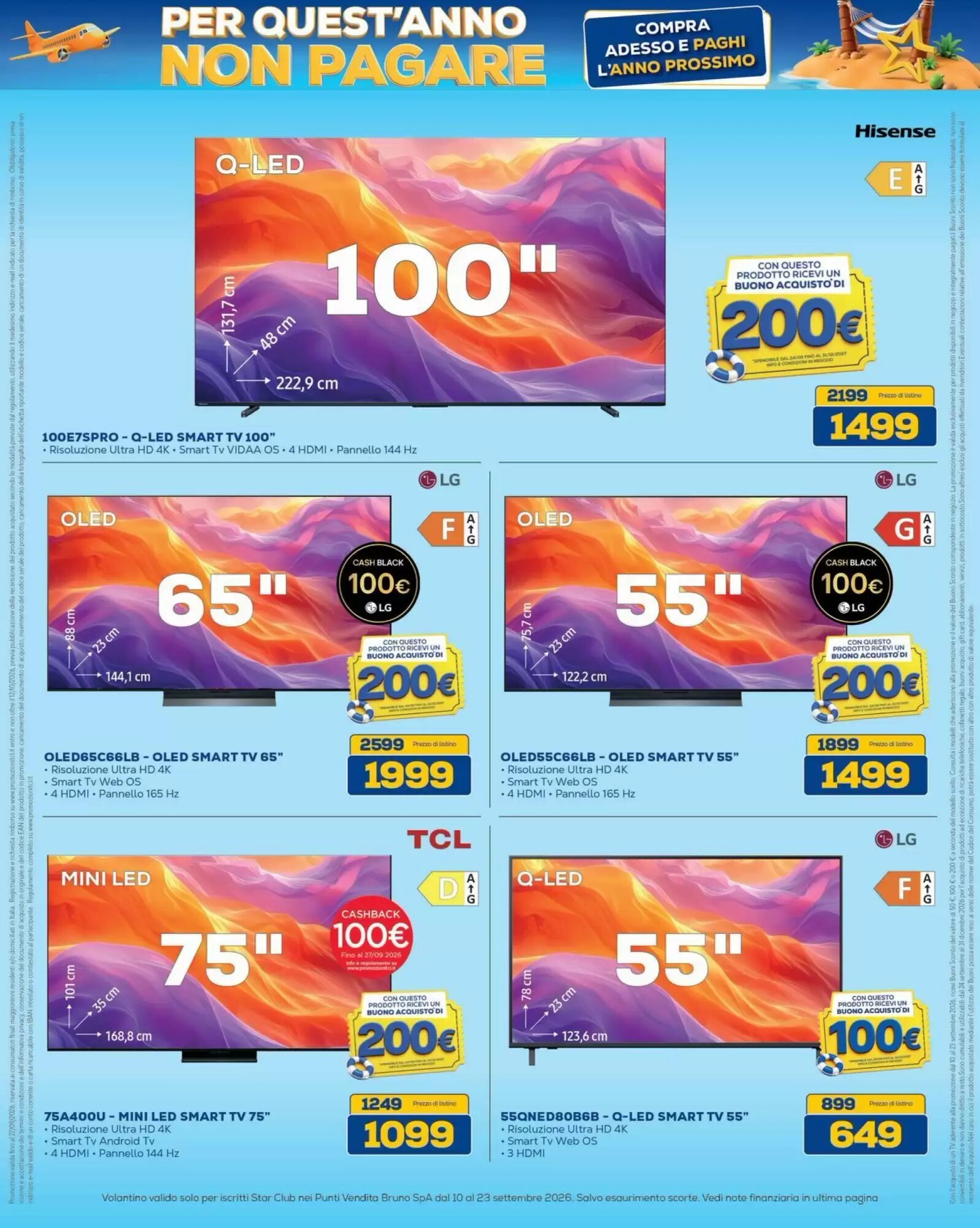 Volantino promozionale Euronics Bruno  valide dal 10/09/2026 - Pagina 18.