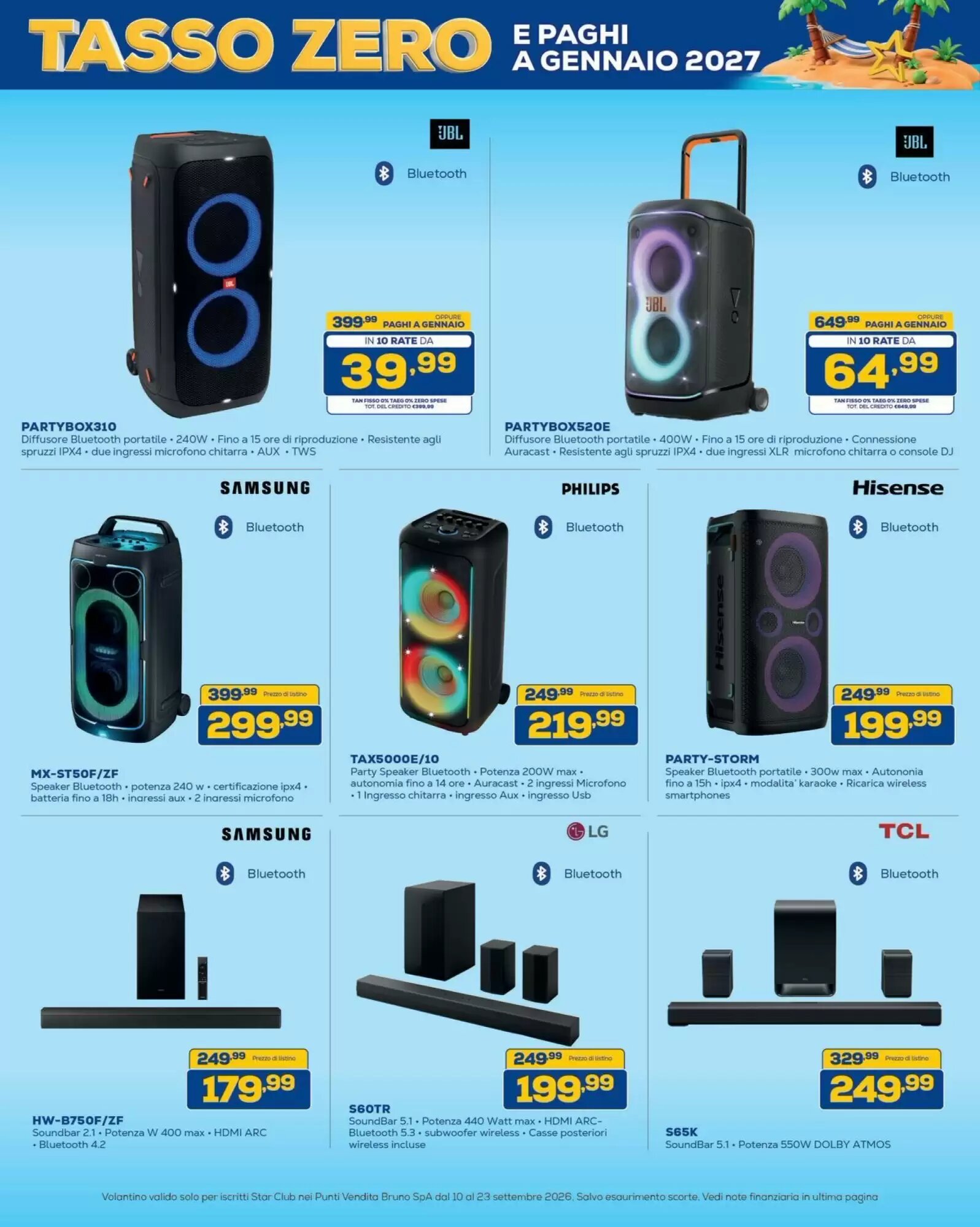 Volantino promozionale Euronics Bruno  valide dal 10/09/2026 - Pagina 21.