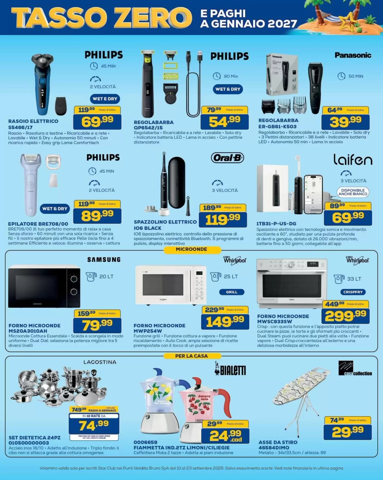 Volantino promozionale Euronics Bruno  valide dal 10/09/2026 - Pagina 27.
