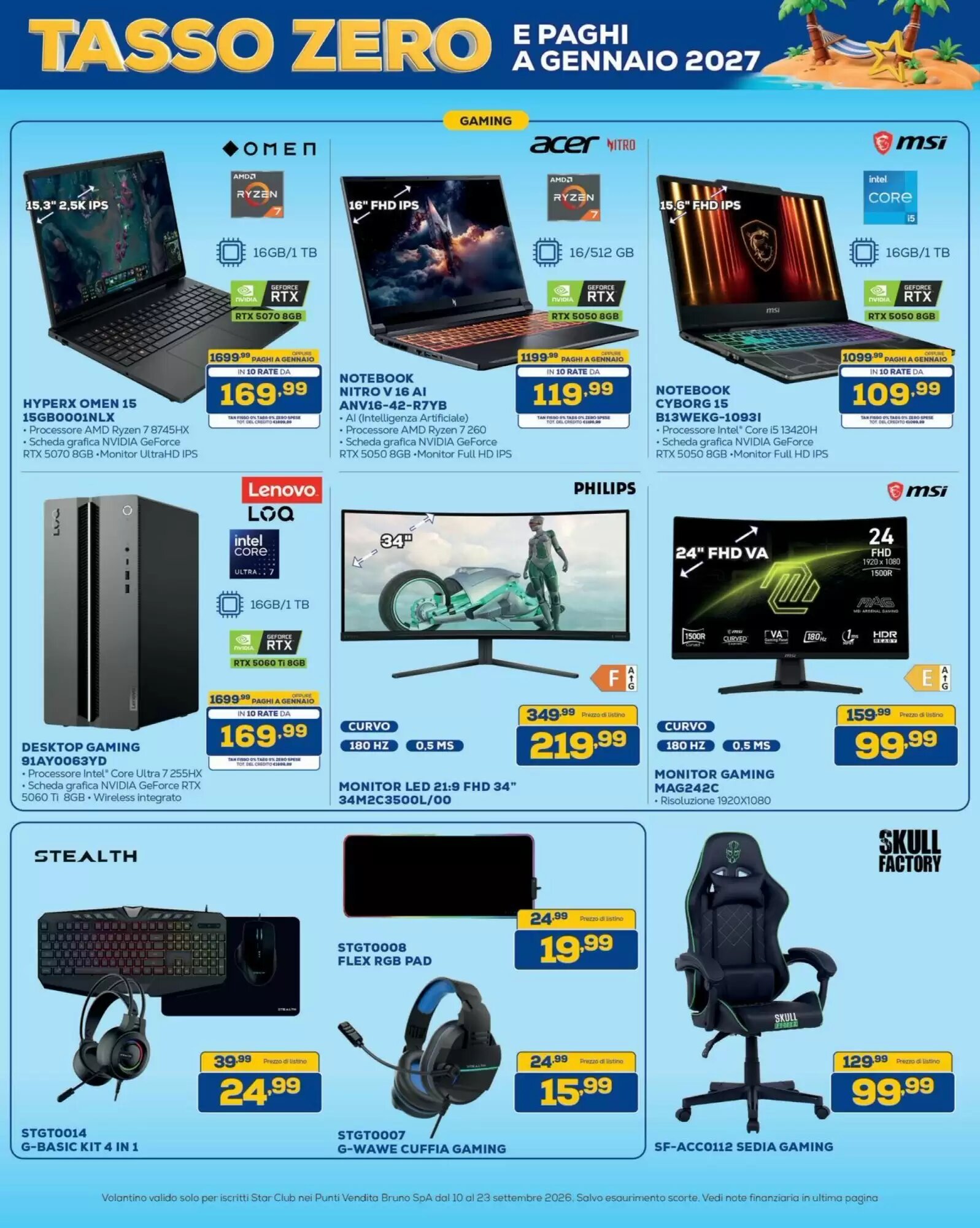 Volantino promozionale Euronics Bruno  valide dal 10/09/2026 - Pagina 3.