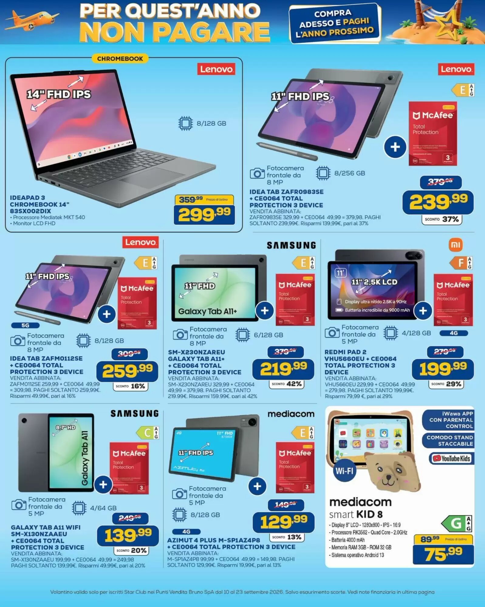 Volantino promozionale Euronics Bruno  valide dal 10/09/2026 - Pagina 4.