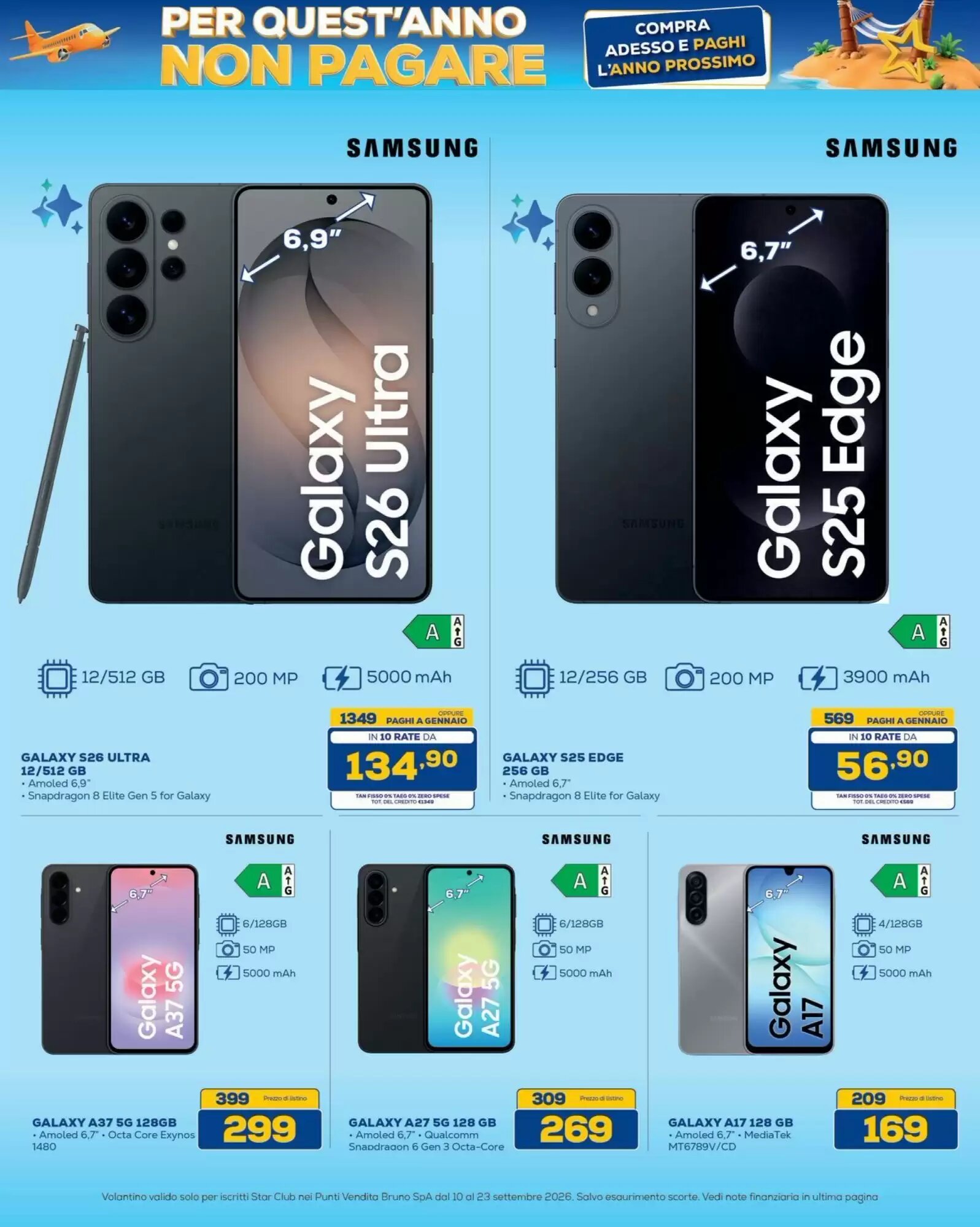Volantino promozionale Euronics Bruno  valide dal 10/09/2026 - Pagina 9.