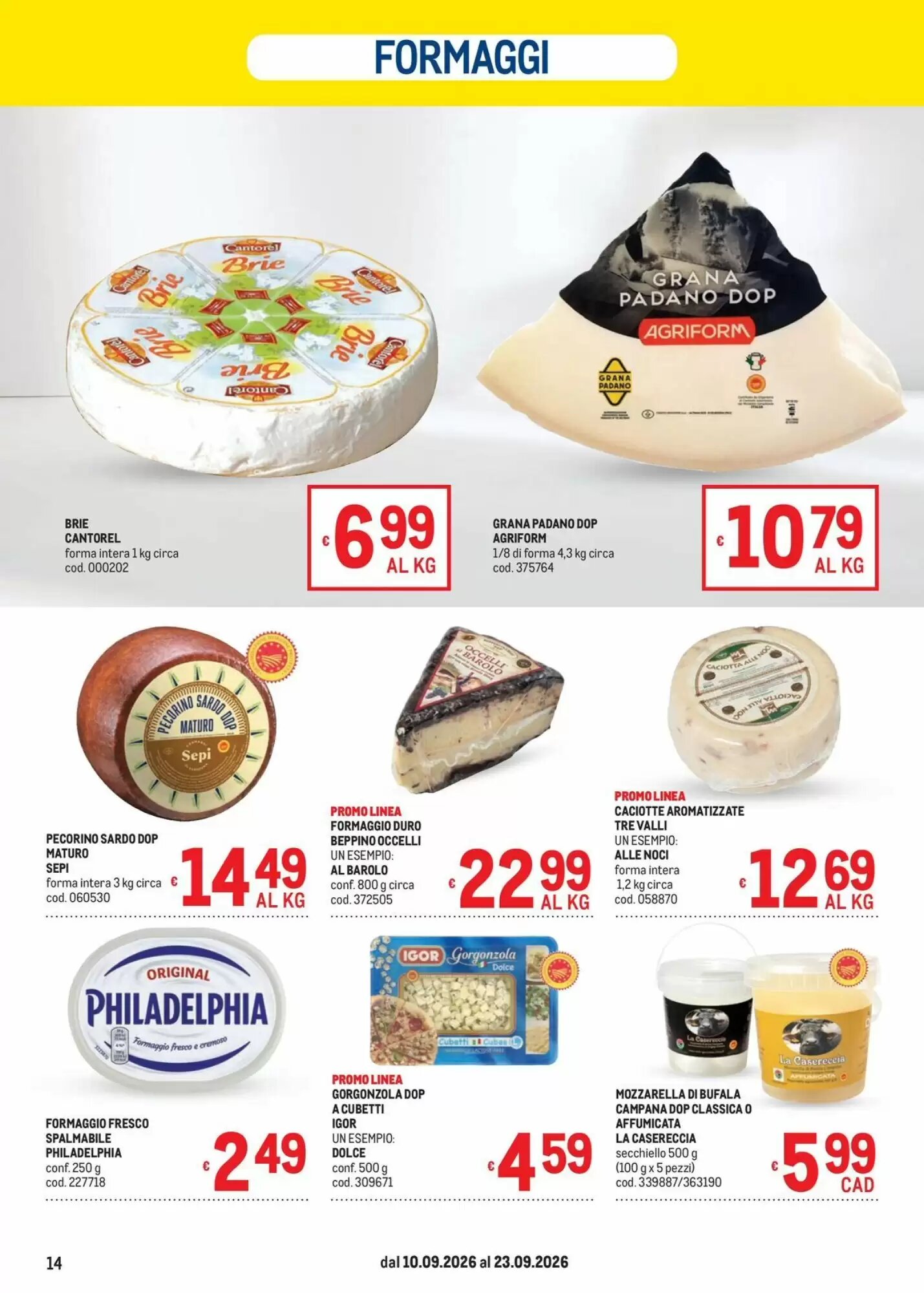 Volantino promozionale Metro  valide dal 10/09/2026 - Pagina 14.