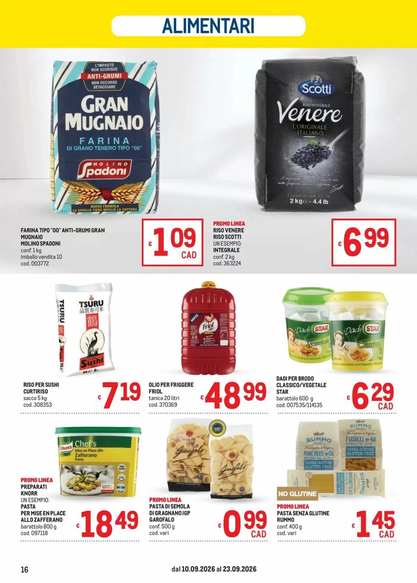 Volantino promozionale Metro  valide dal 10/09/2026 - Pagina 16.