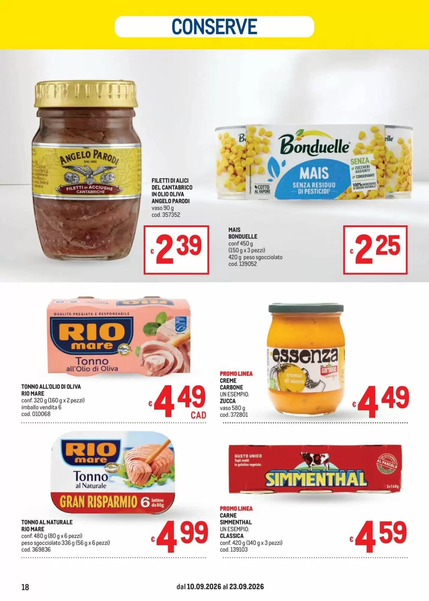 Volantino promozionale Metro  valide dal 10/09/2026 - Pagina 18.