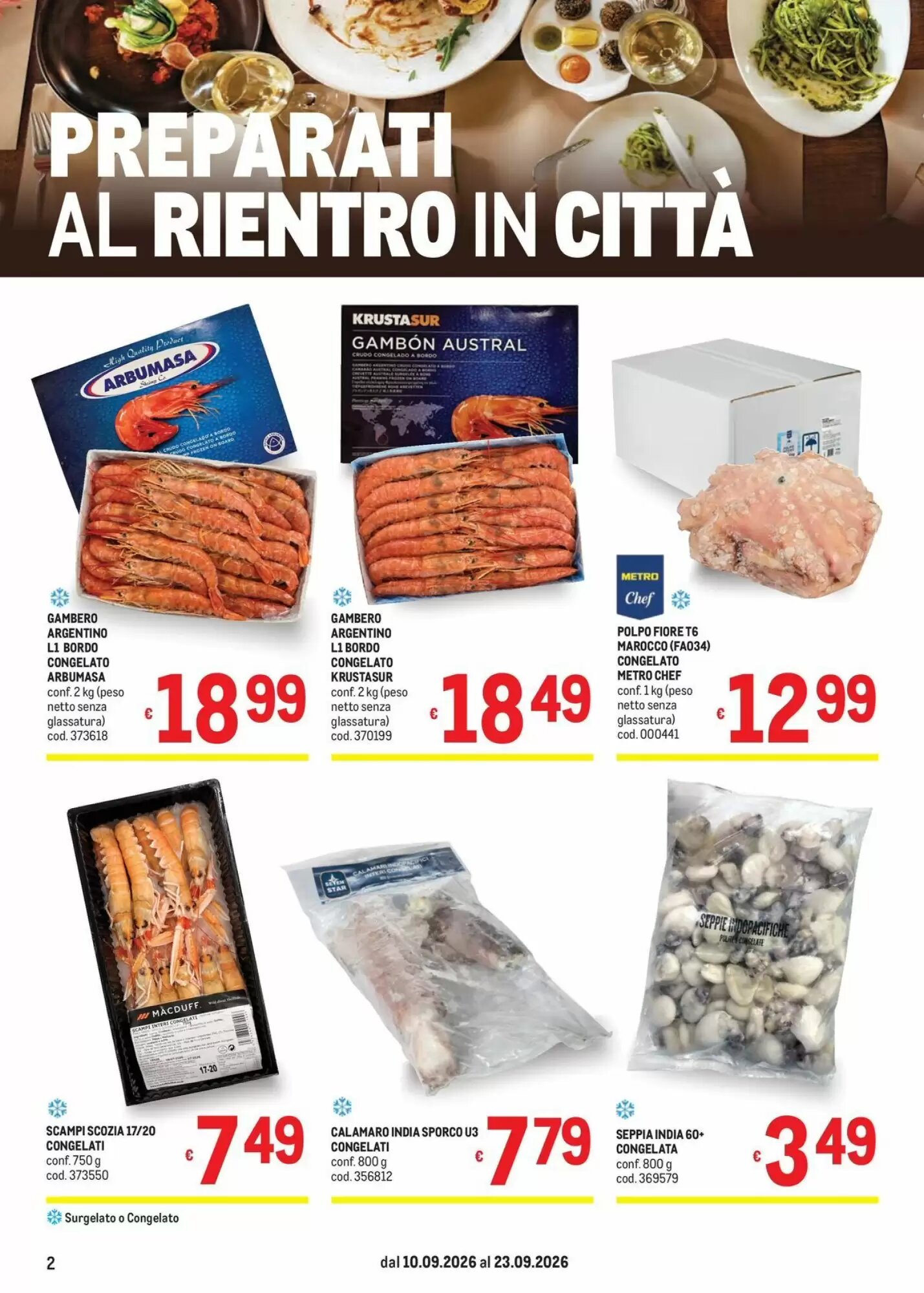 Volantino promozionale Metro  valide dal 10/09/2026 - Pagina 2.
