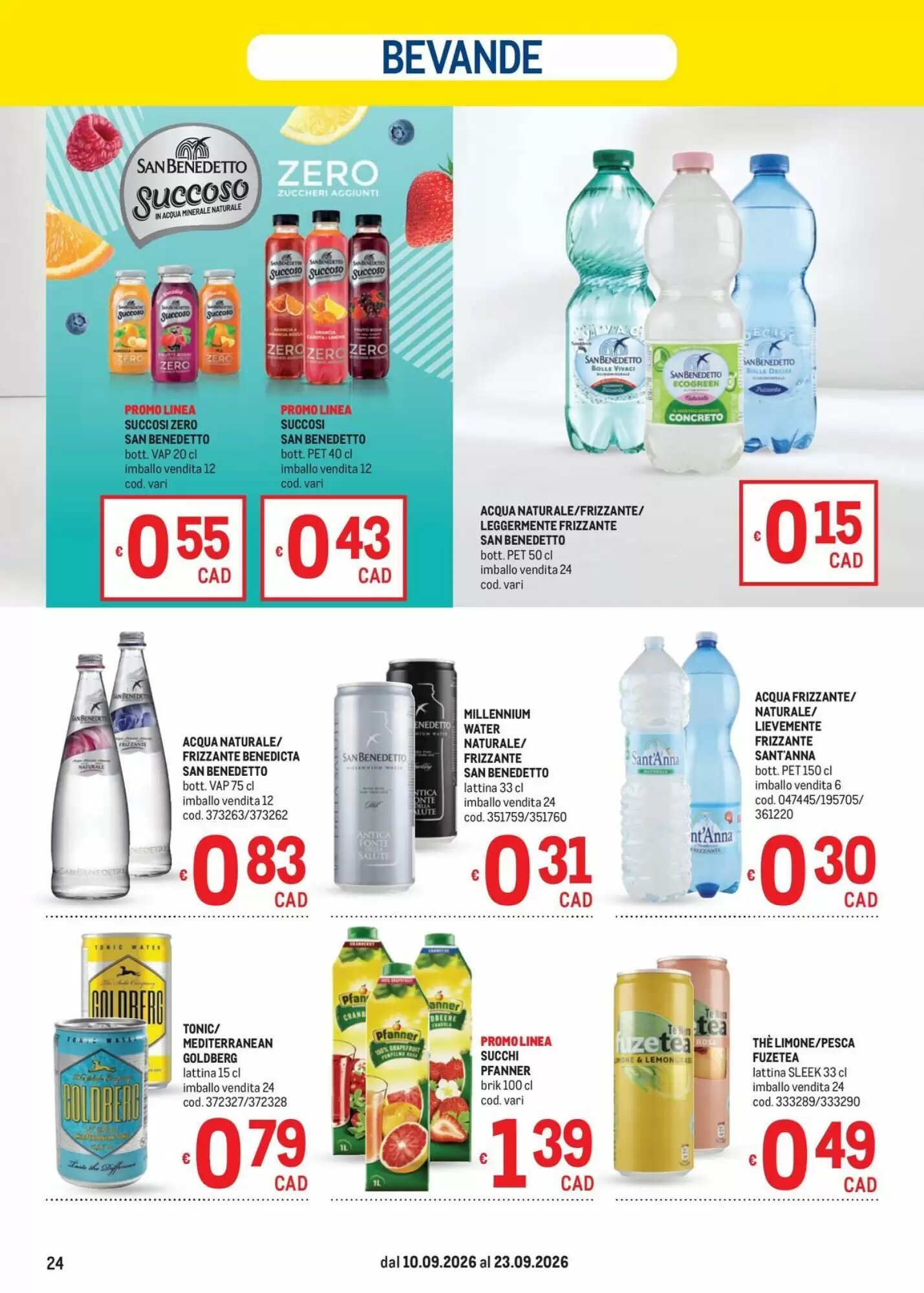 Volantino promozionale Metro  valide dal 10/09/2026 - Pagina 24.