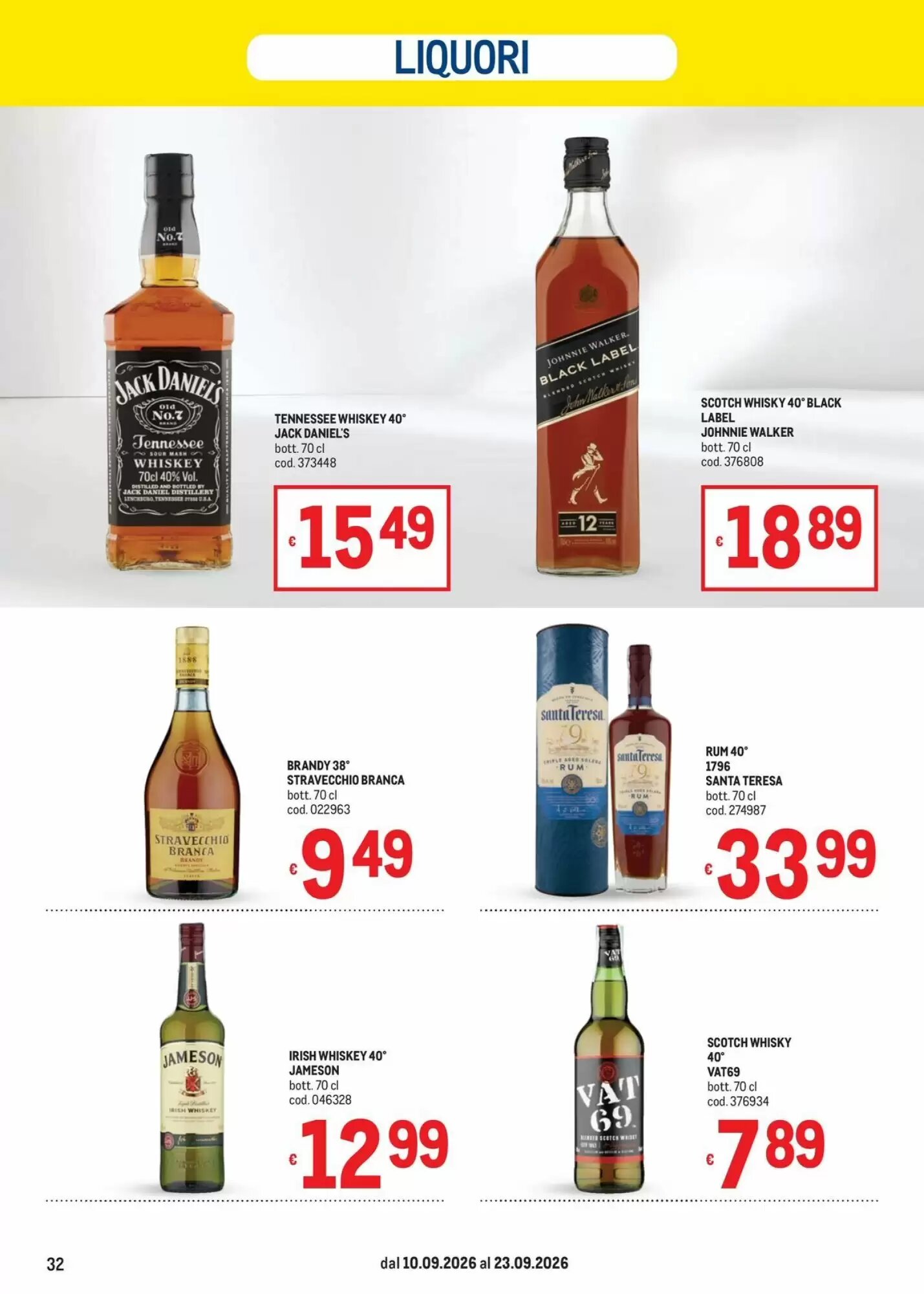 Volantino promozionale Metro  valide dal 10/09/2026 - Pagina 32.