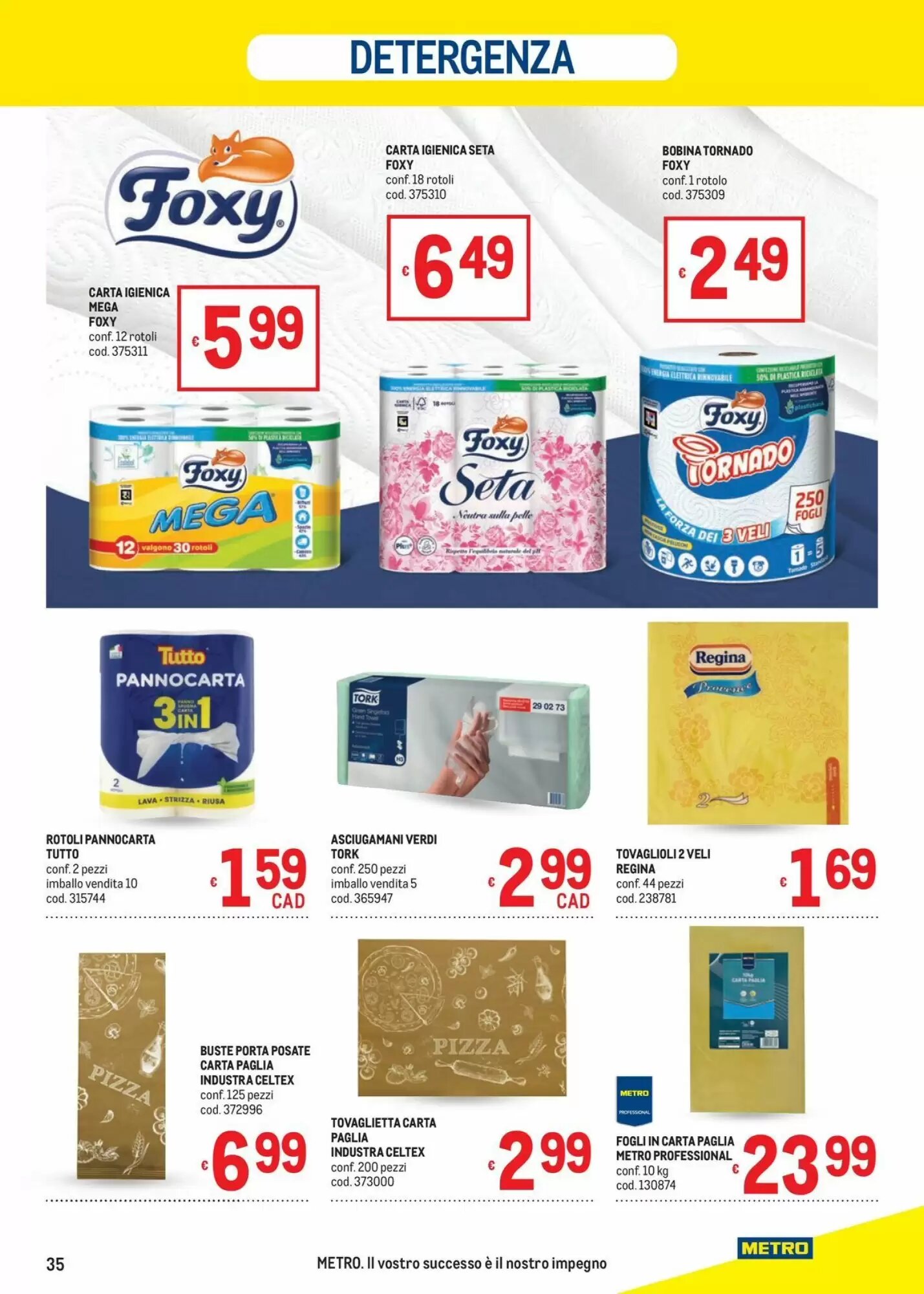 Volantino promozionale Metro  valide dal 10/09/2026 - Pagina 35.