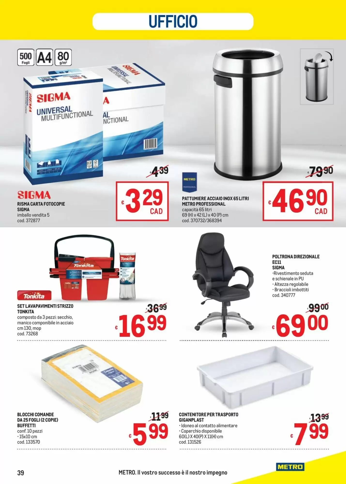 Volantino promozionale Metro  valide dal 10/09/2026 - Pagina 39.