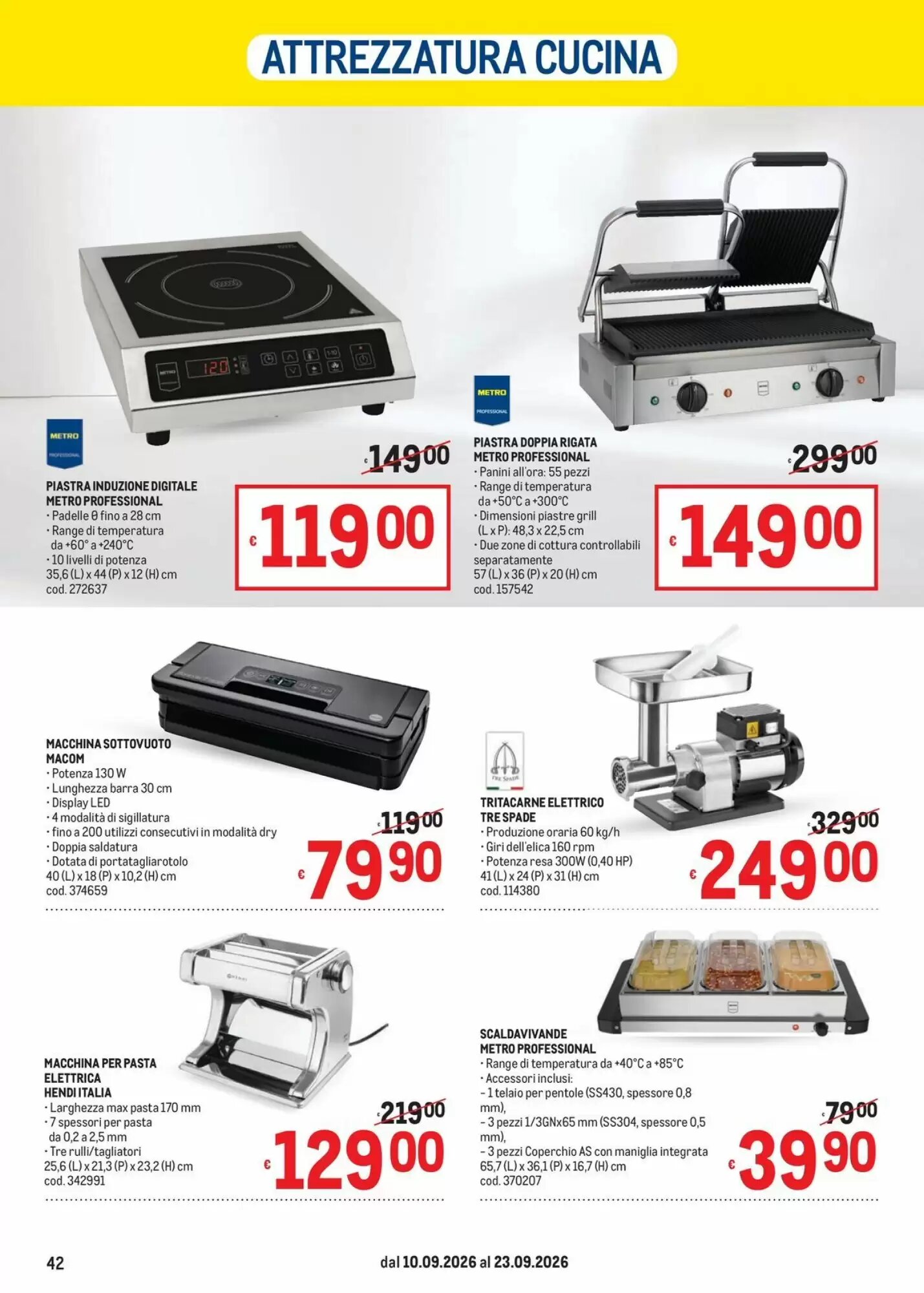 Volantino promozionale Metro  valide dal 10/09/2026 - Pagina 42.