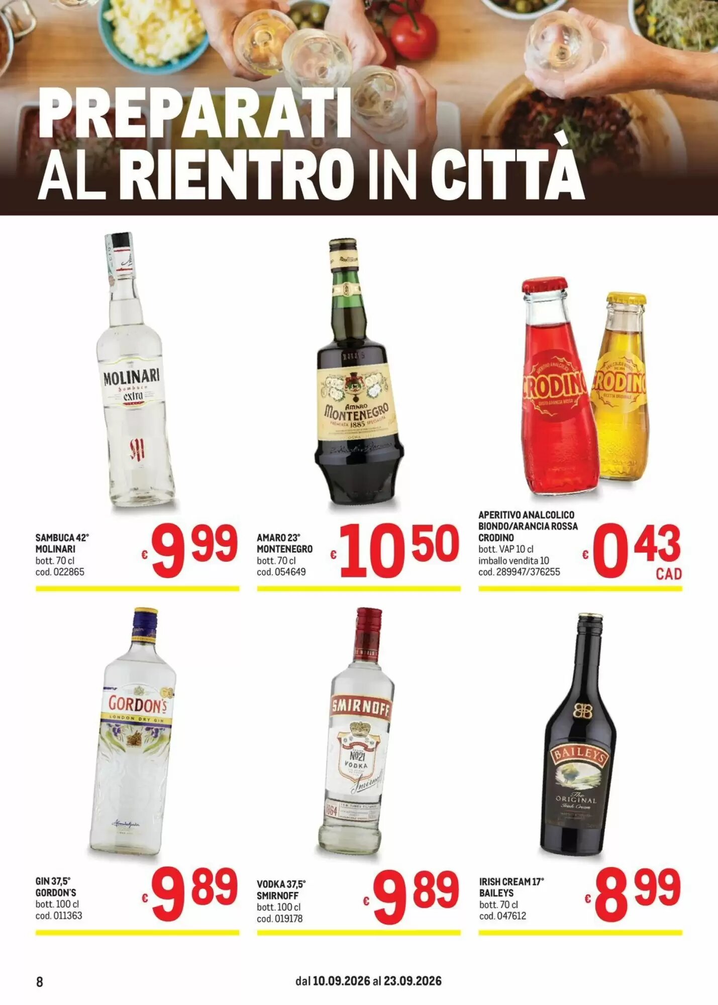 Volantino promozionale Metro  valide dal 10/09/2026 - Pagina 8.