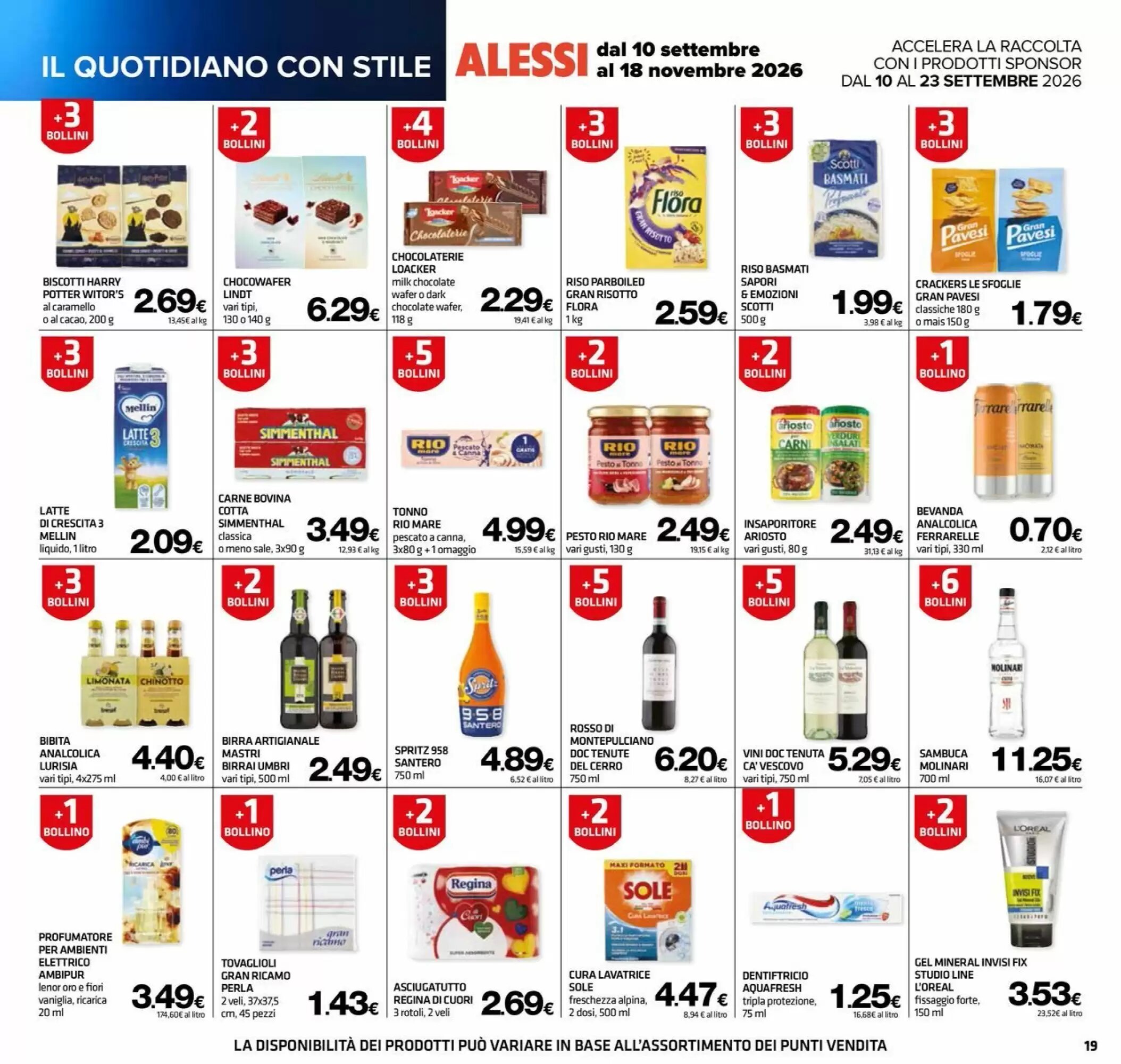 Volantino promozionale Superconti  valide dal 10/09/2026 - Pagina 19.
