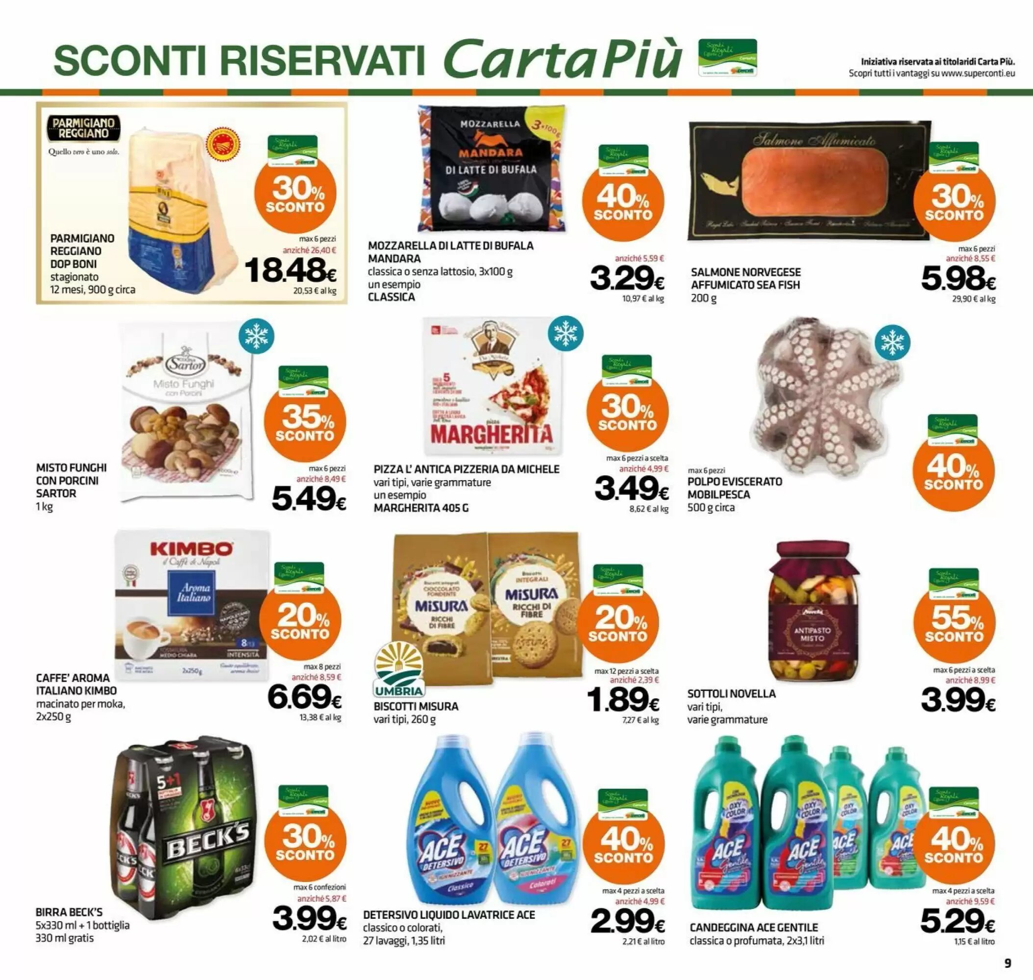 Volantino promozionale Superconti  valide dal 10/09/2026 - Pagina 9.