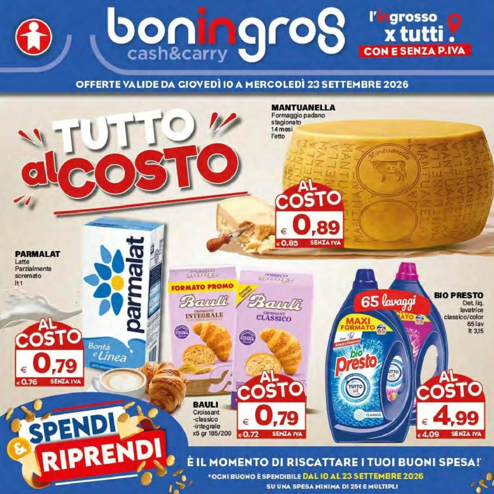 Volantino promozionale Boningros Cash and Carry valide dal 10/09/2026 - Pagina 1.