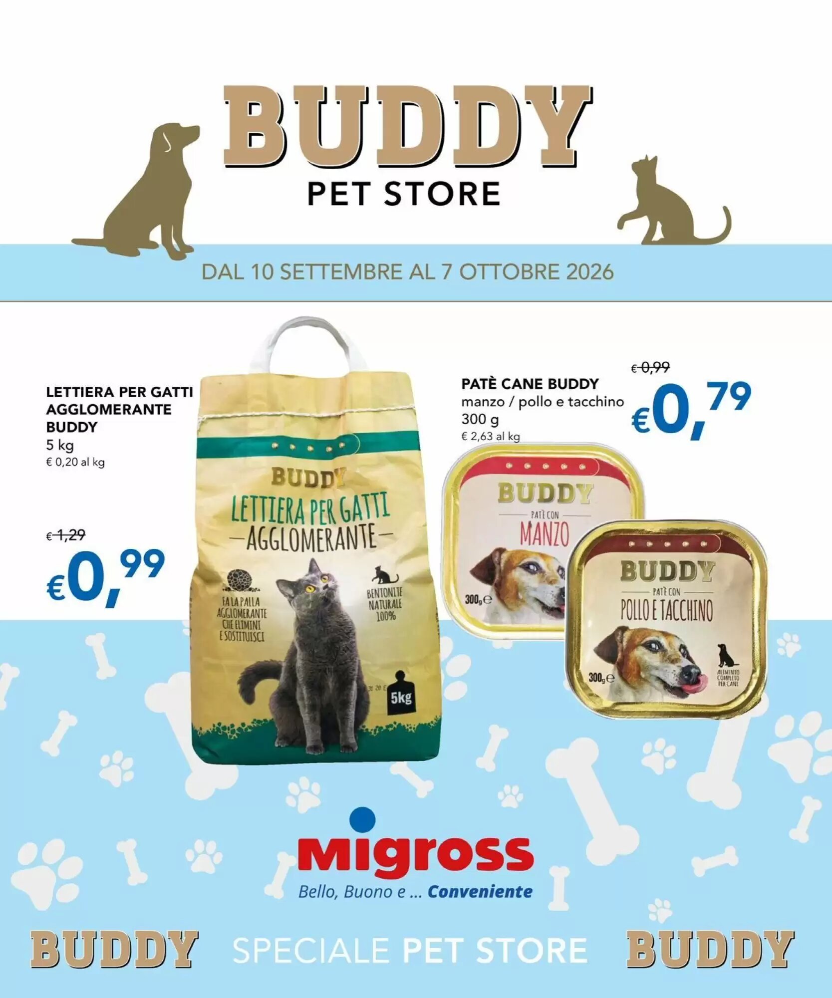 Volantino promozionale Migross Superstore valide dal 10/09/2026 - Pagina 1.