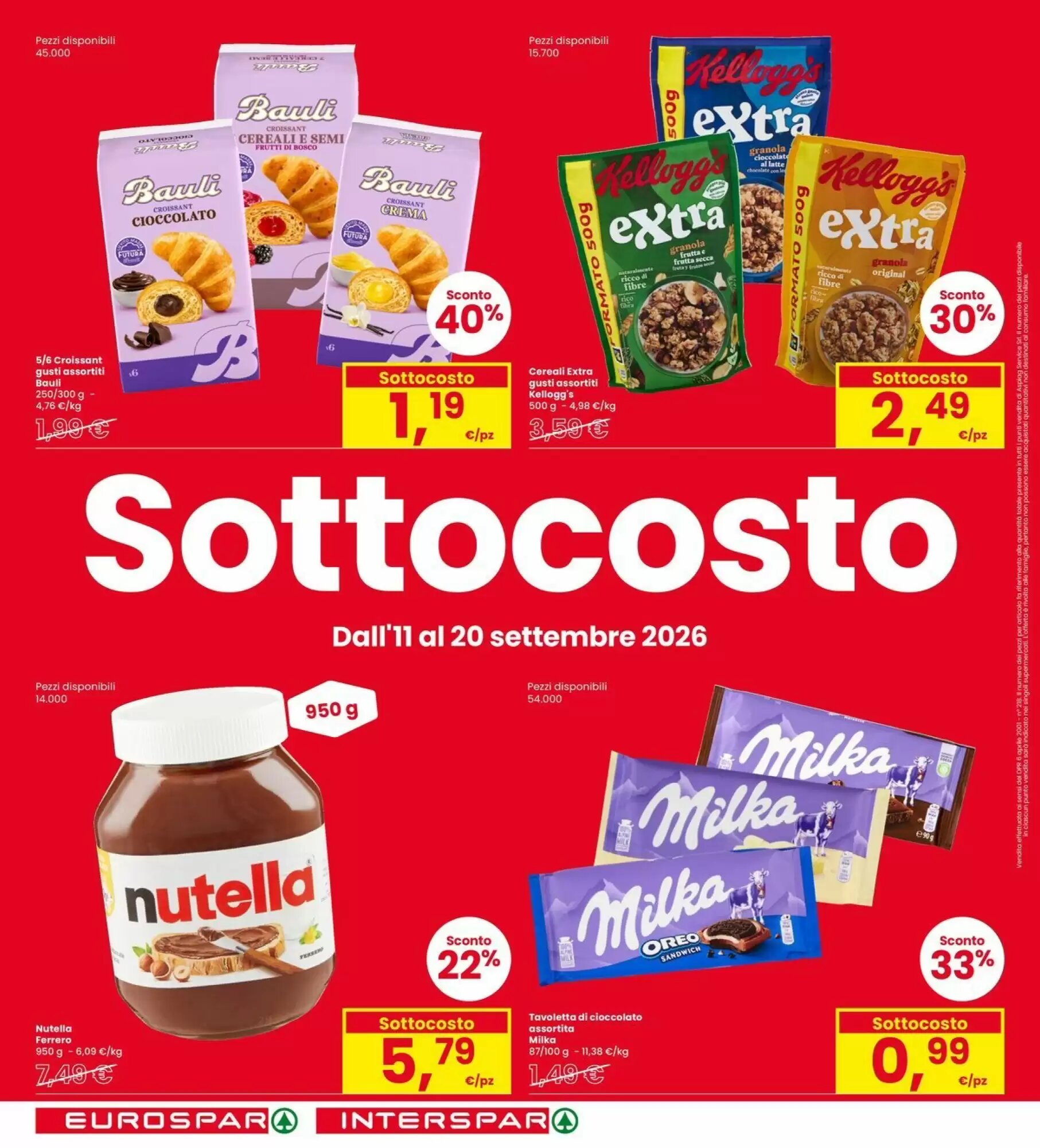 Volantino promozionale Eurospar  valide dal 11/09/2026 - Pagina 2.