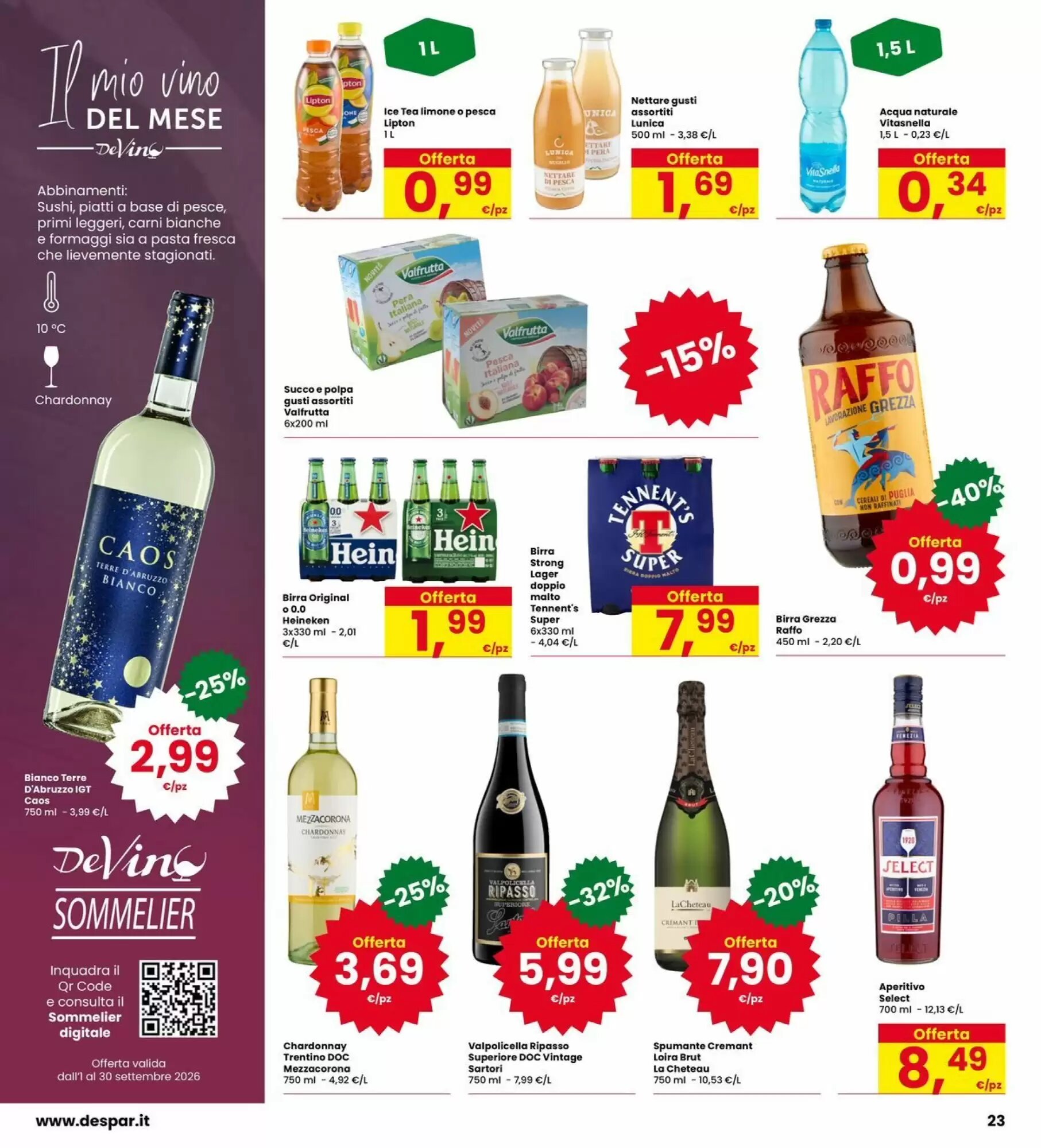 Volantino promozionale Eurospar  valide dal 11/09/2026 - Pagina 23.