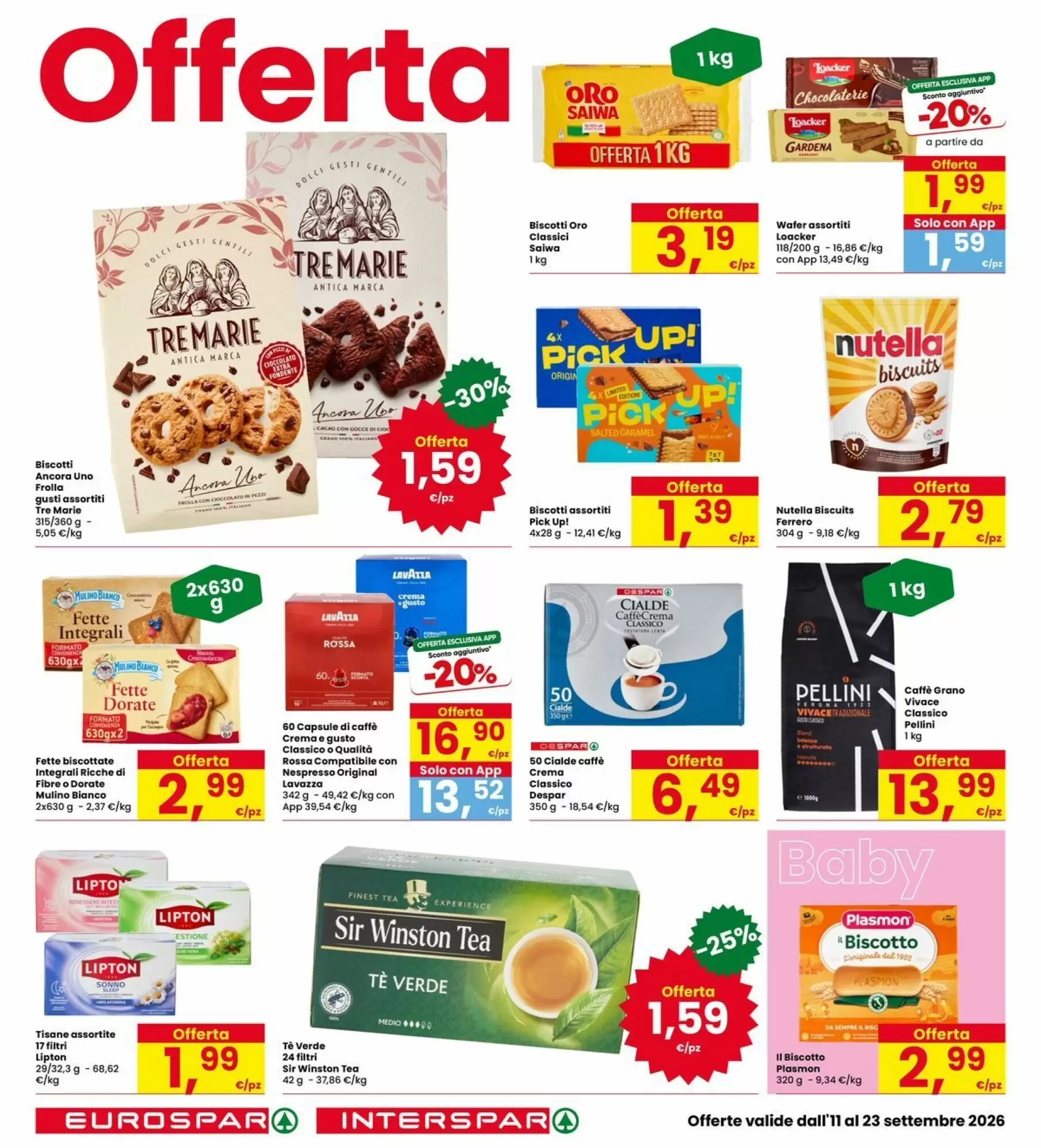 Volantino promozionale Eurospar  valide dal 11/09/2026 - Pagina 24.