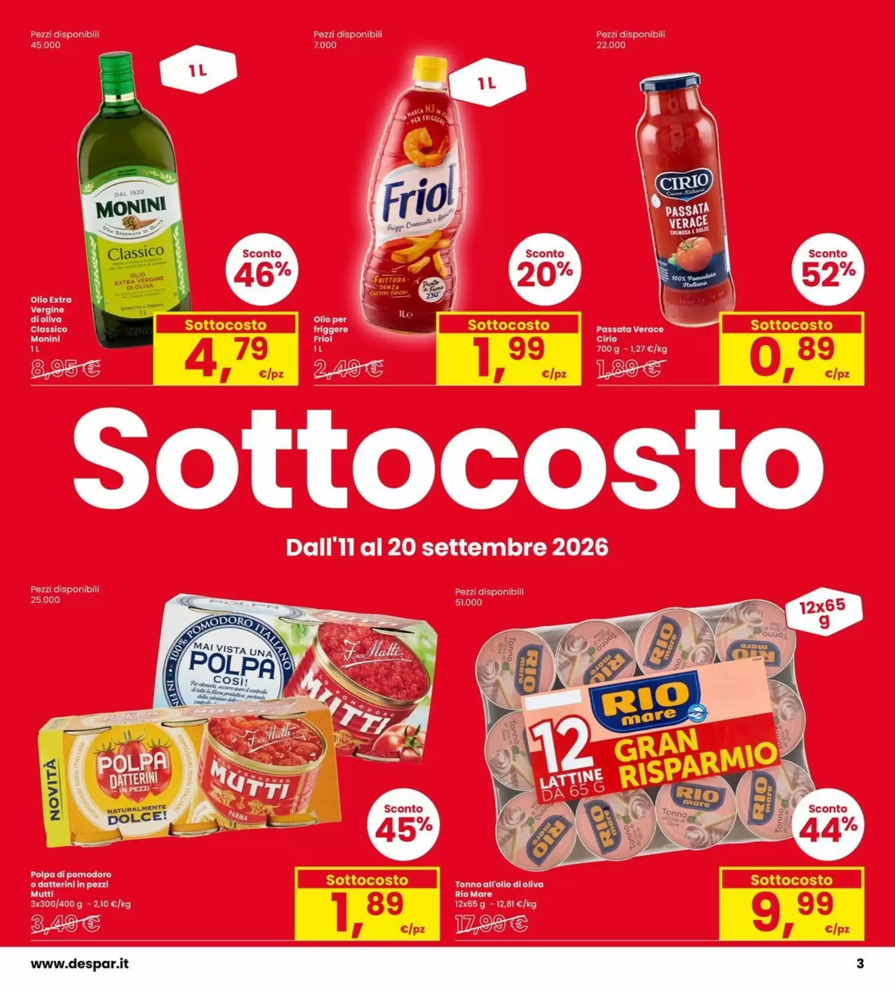 Volantino promozionale Eurospar  valide dal 11/09/2026 - Pagina 3.