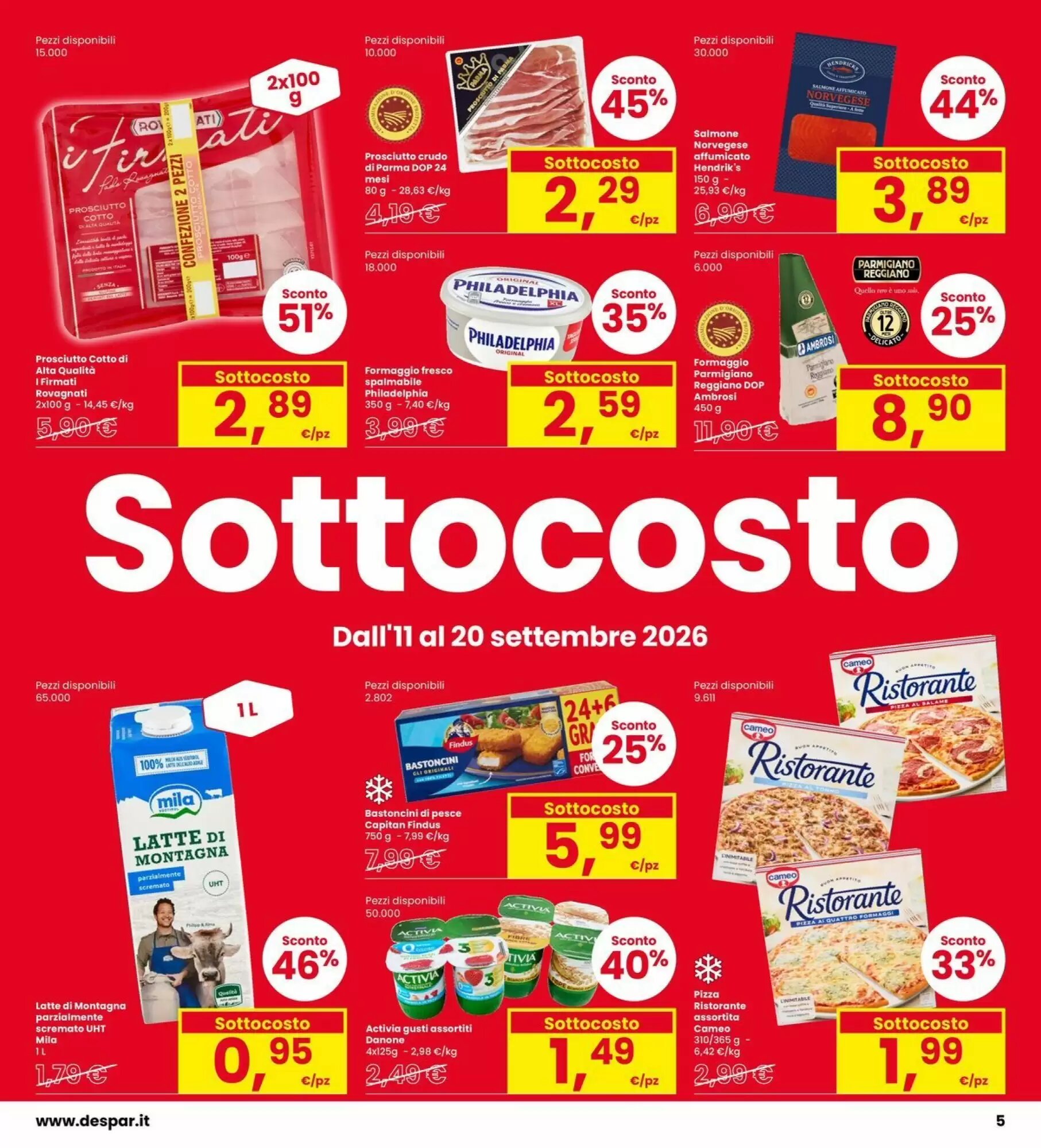Volantino promozionale Eurospar  valide dal 11/09/2026 - Pagina 5.