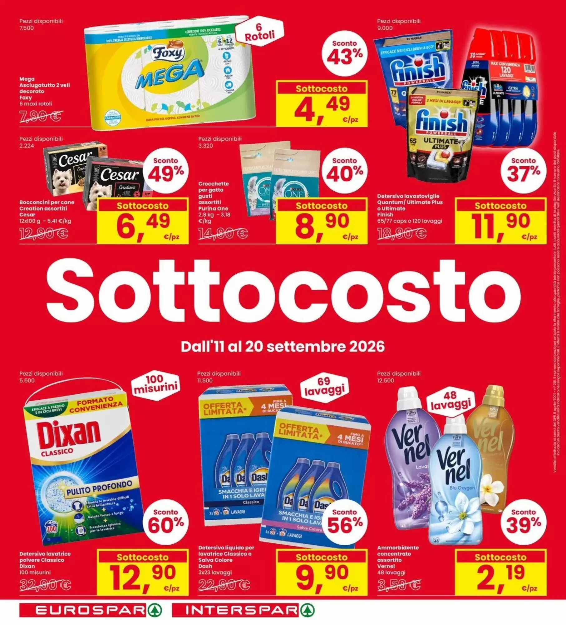 Volantino promozionale Eurospar  valide dal 11/09/2026 - Pagina 6.