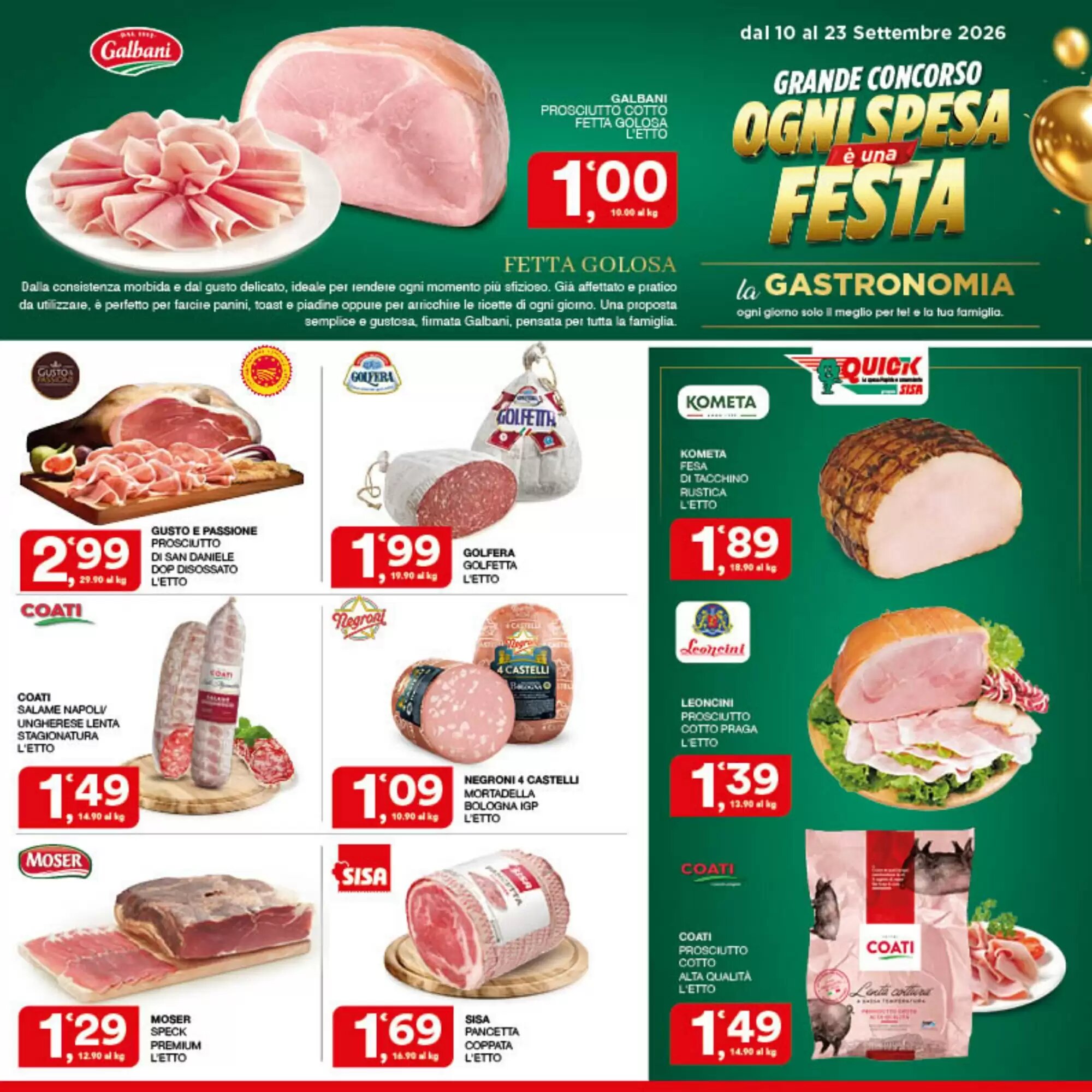 Volantino promozionale Quick Sisa  valide dal 11/09/2026 - Pagina 11.