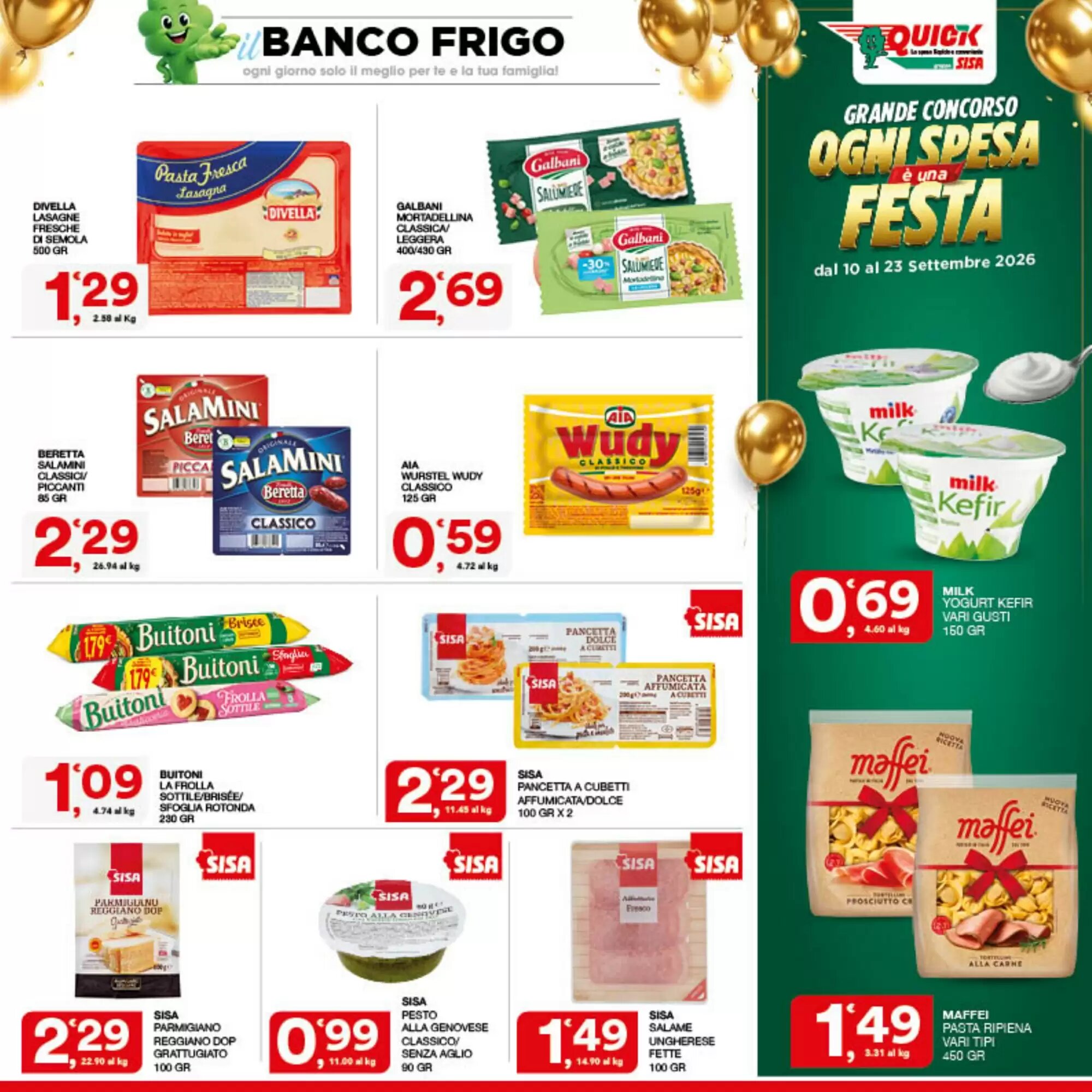Volantino promozionale Quick Sisa  valide dal 11/09/2026 - Pagina 13.