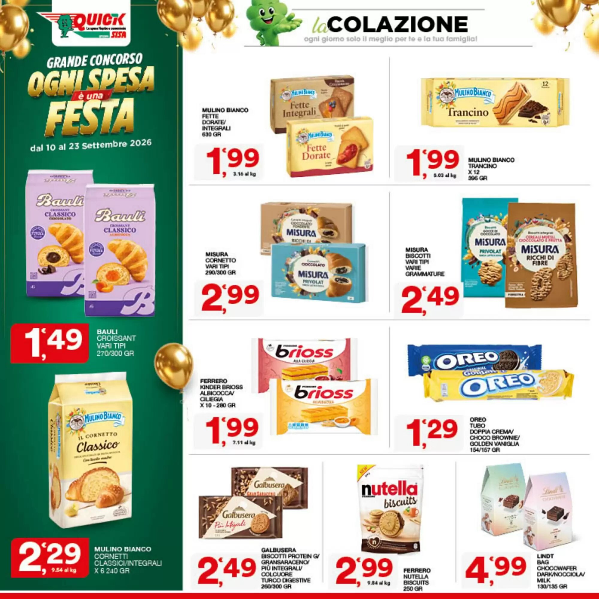Volantino promozionale Quick Sisa  valide dal 11/09/2026 - Pagina 14.