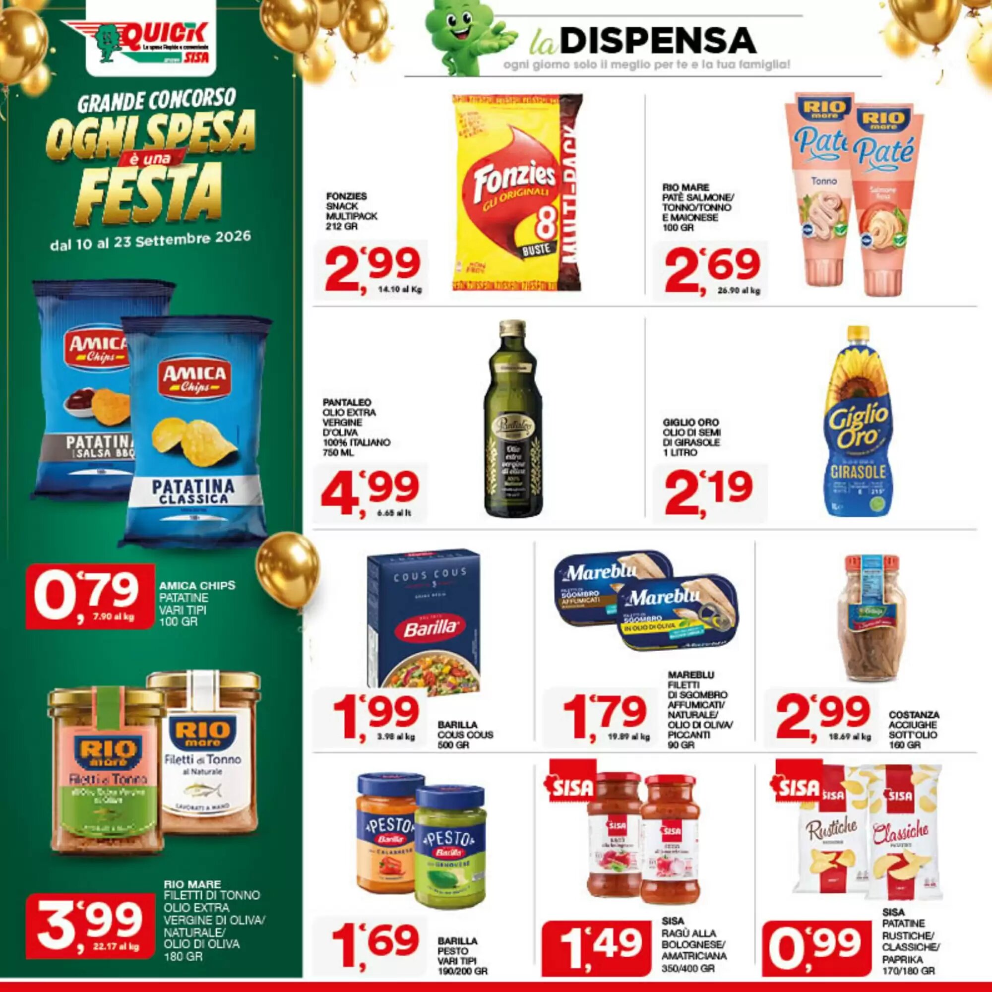 Volantino promozionale Quick Sisa  valide dal 11/09/2026 - Pagina 16.