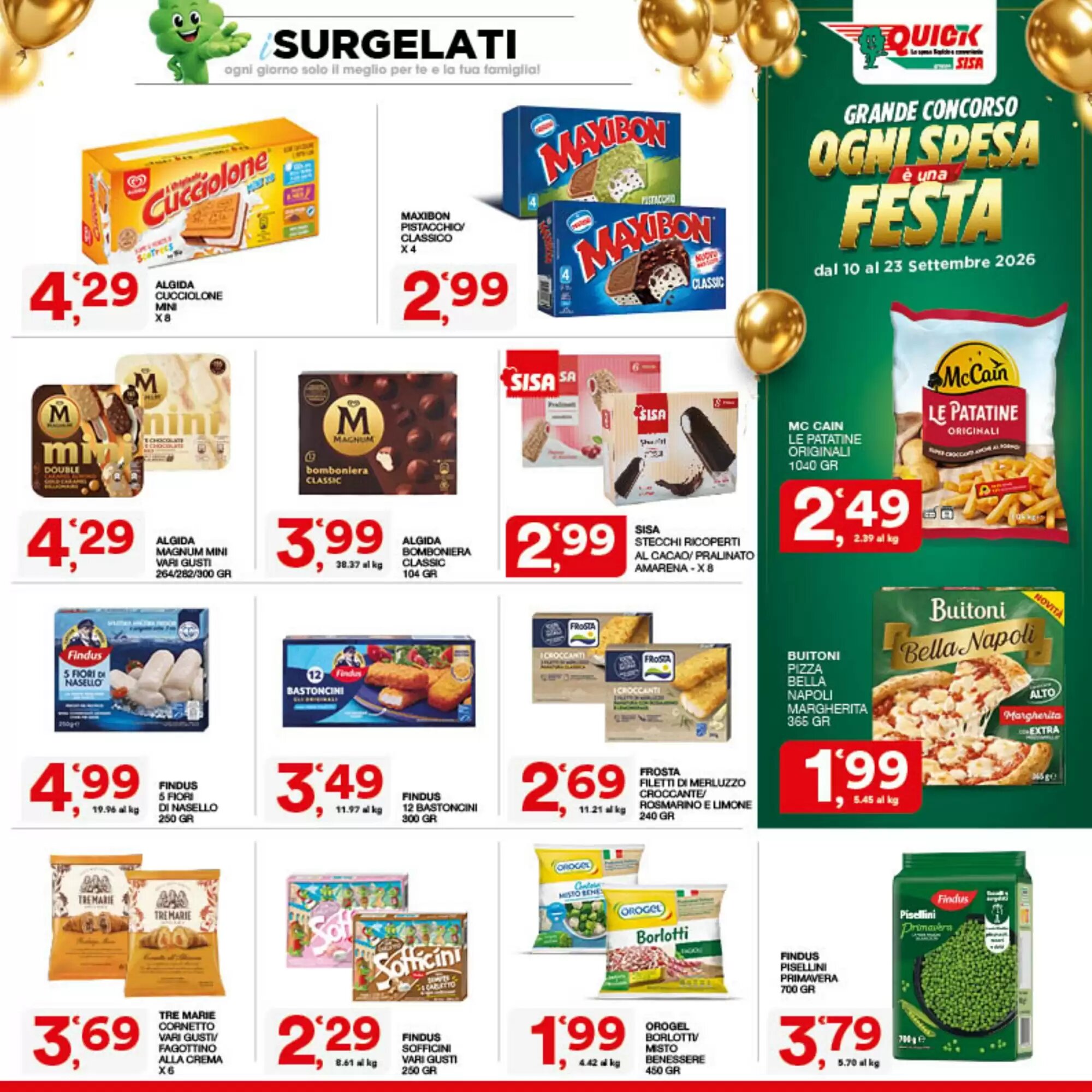 Volantino promozionale Quick Sisa  valide dal 11/09/2026 - Pagina 19.