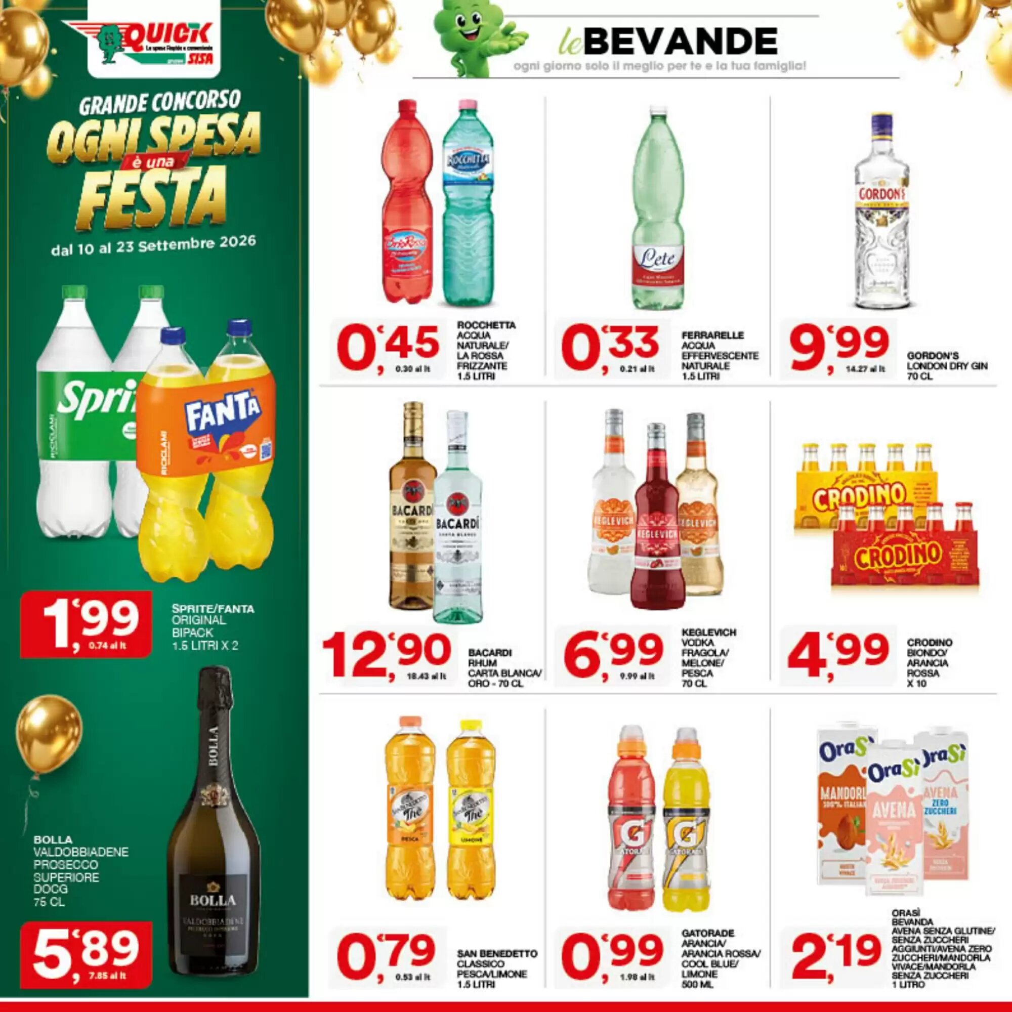 Volantino promozionale Quick Sisa  valide dal 11/09/2026 - Pagina 20.